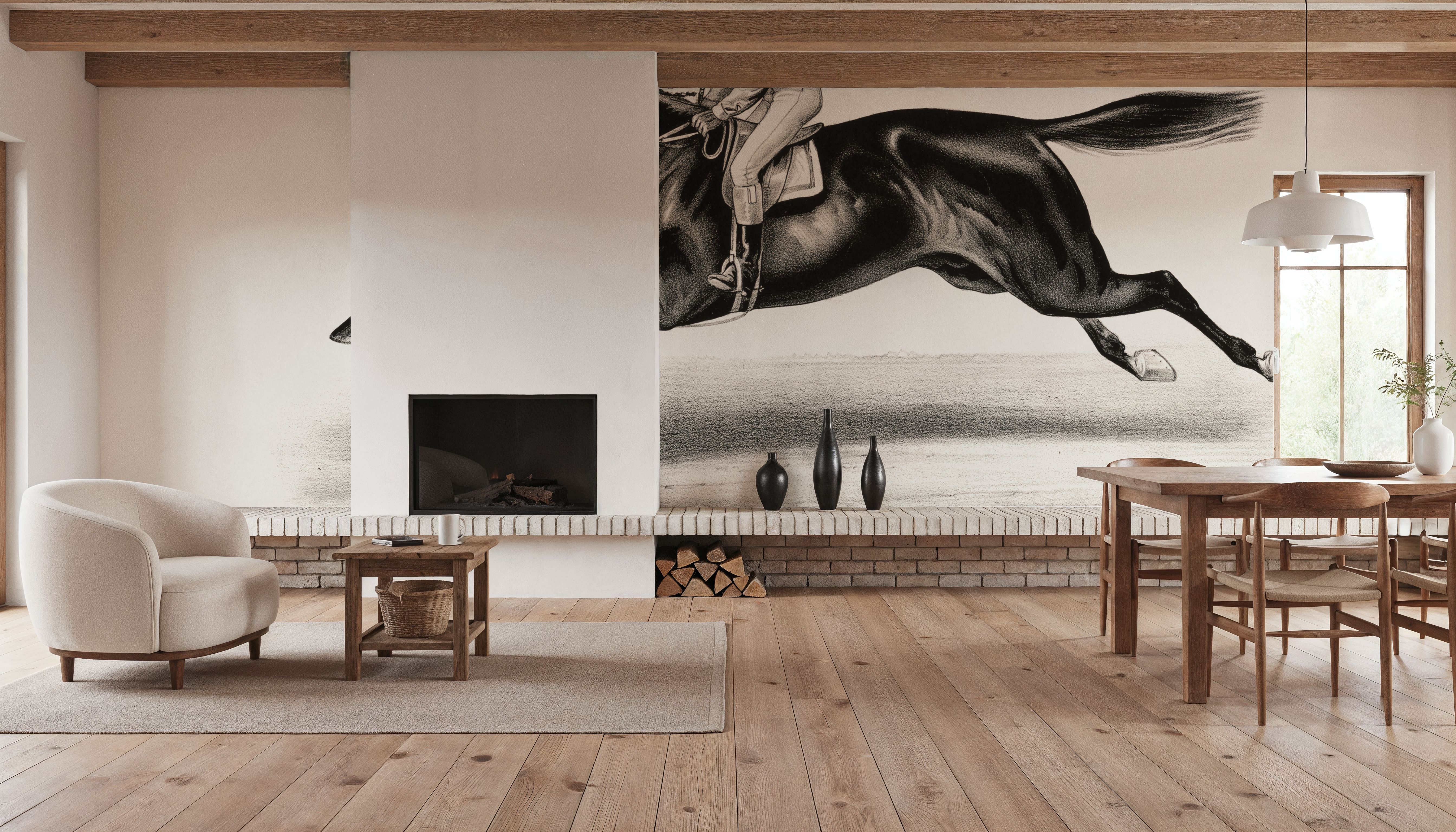 Winning Westchester Cup, Behang