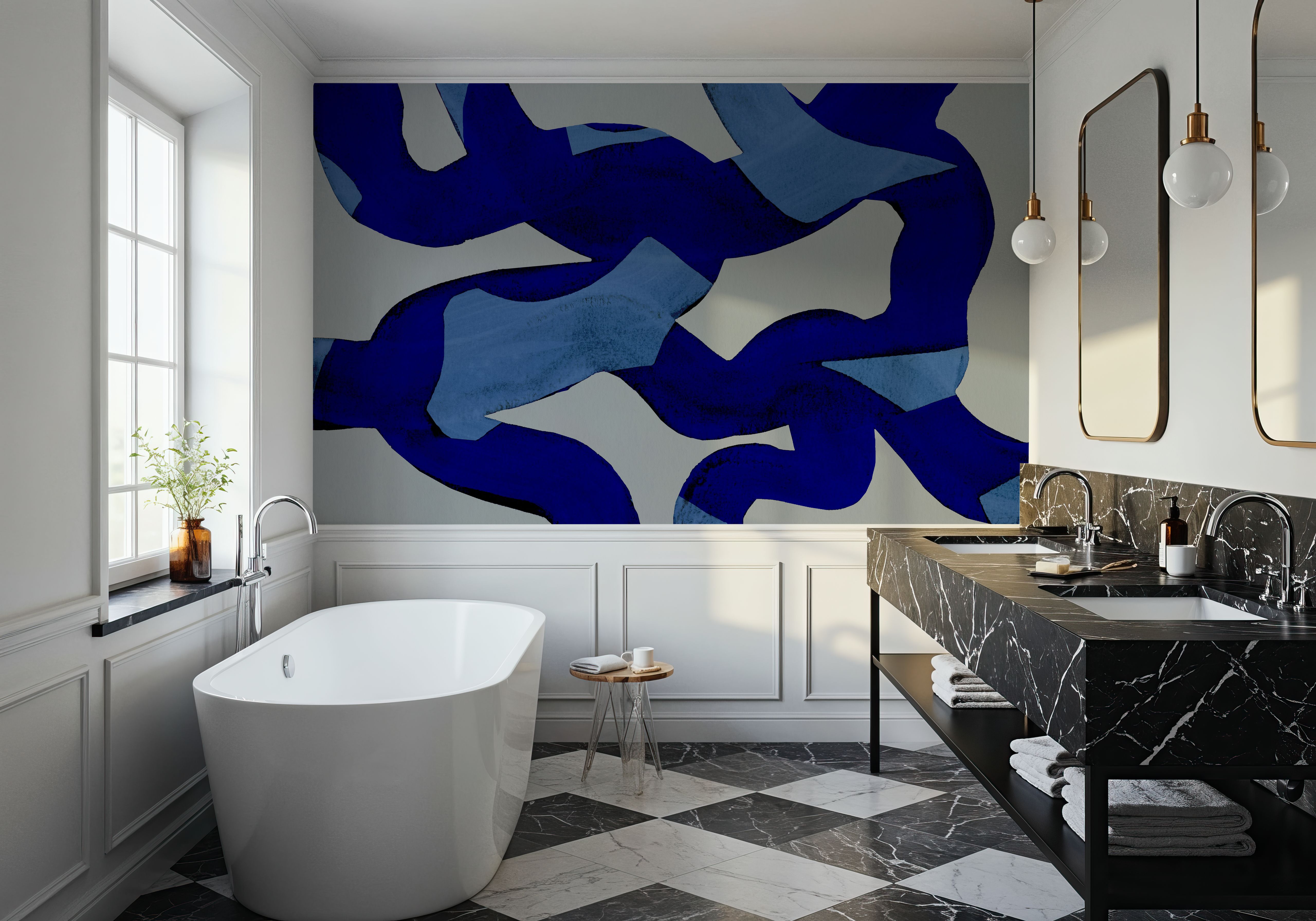 Abstract Brush Strokes 65X