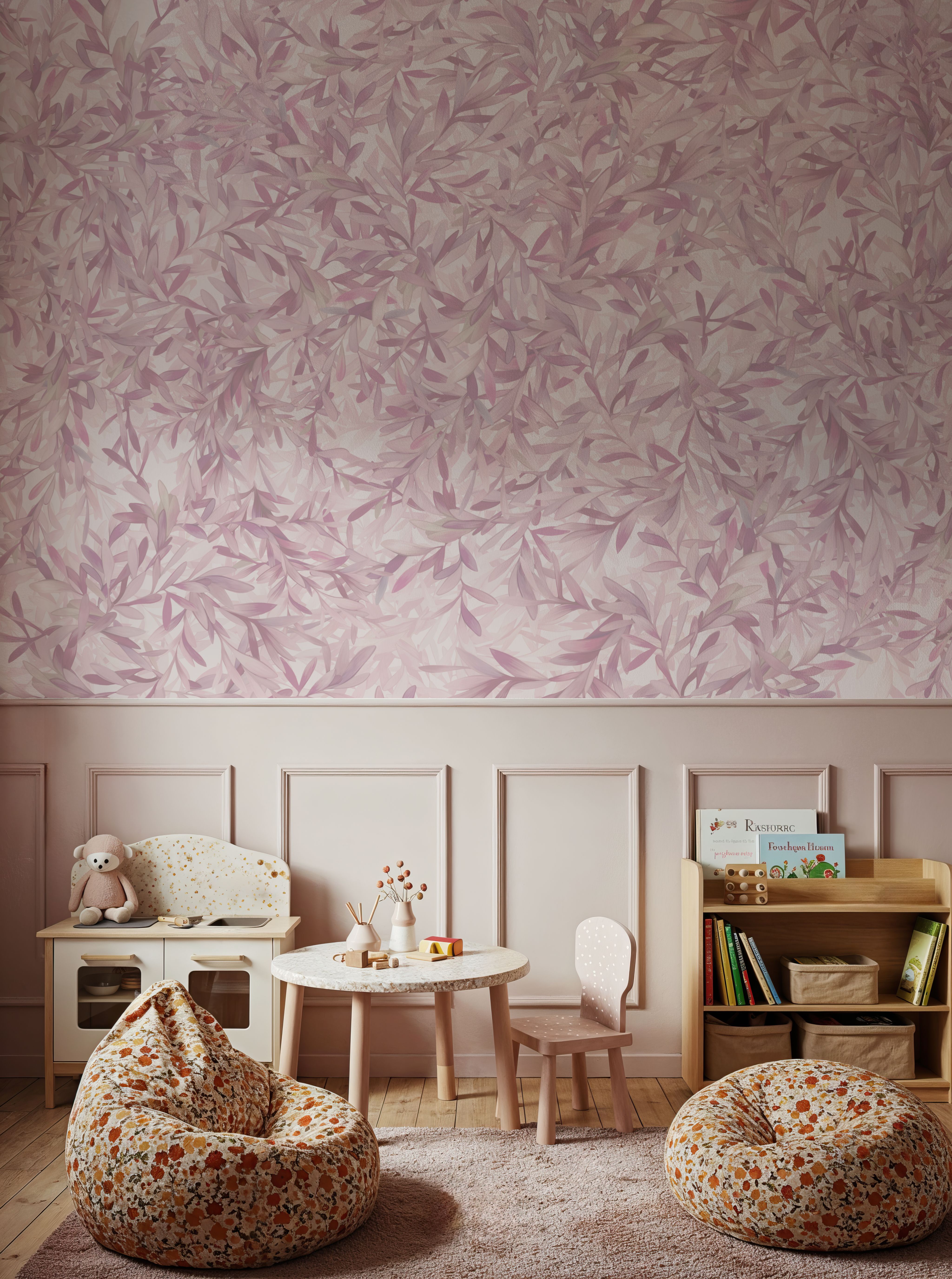 Lush Canopy Ceiling, Rose