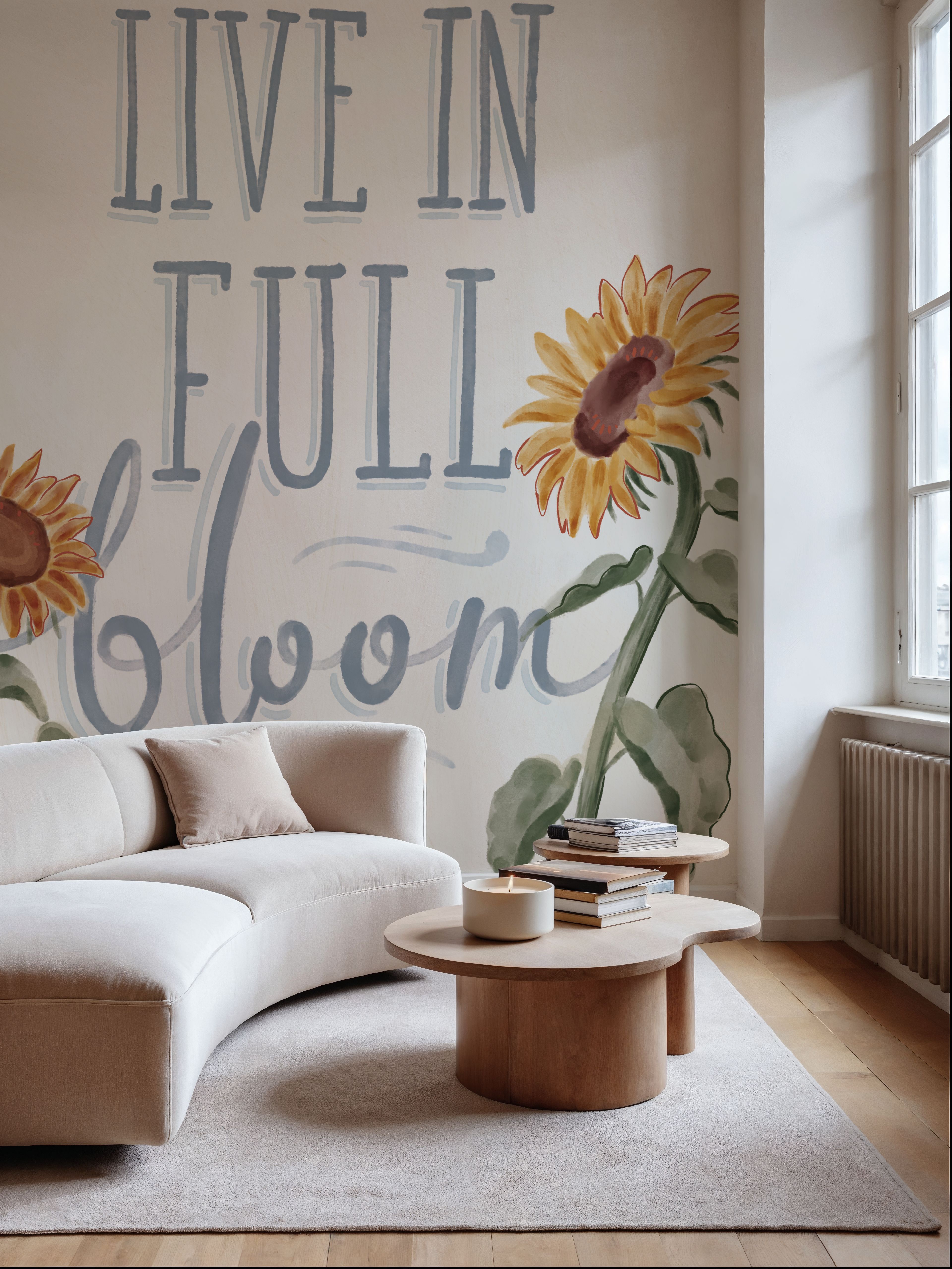 Sunflower Season VI White