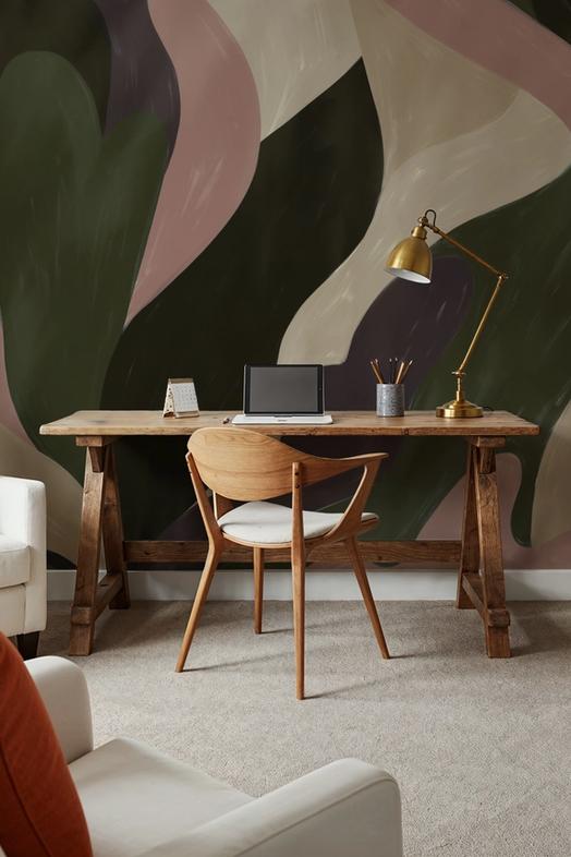 Dynamic Fields, Forest Green & Rose