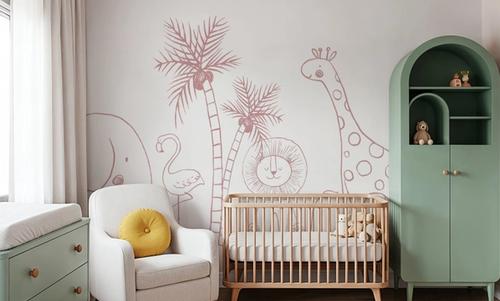 Calm & Cute Baby Animals, Pink