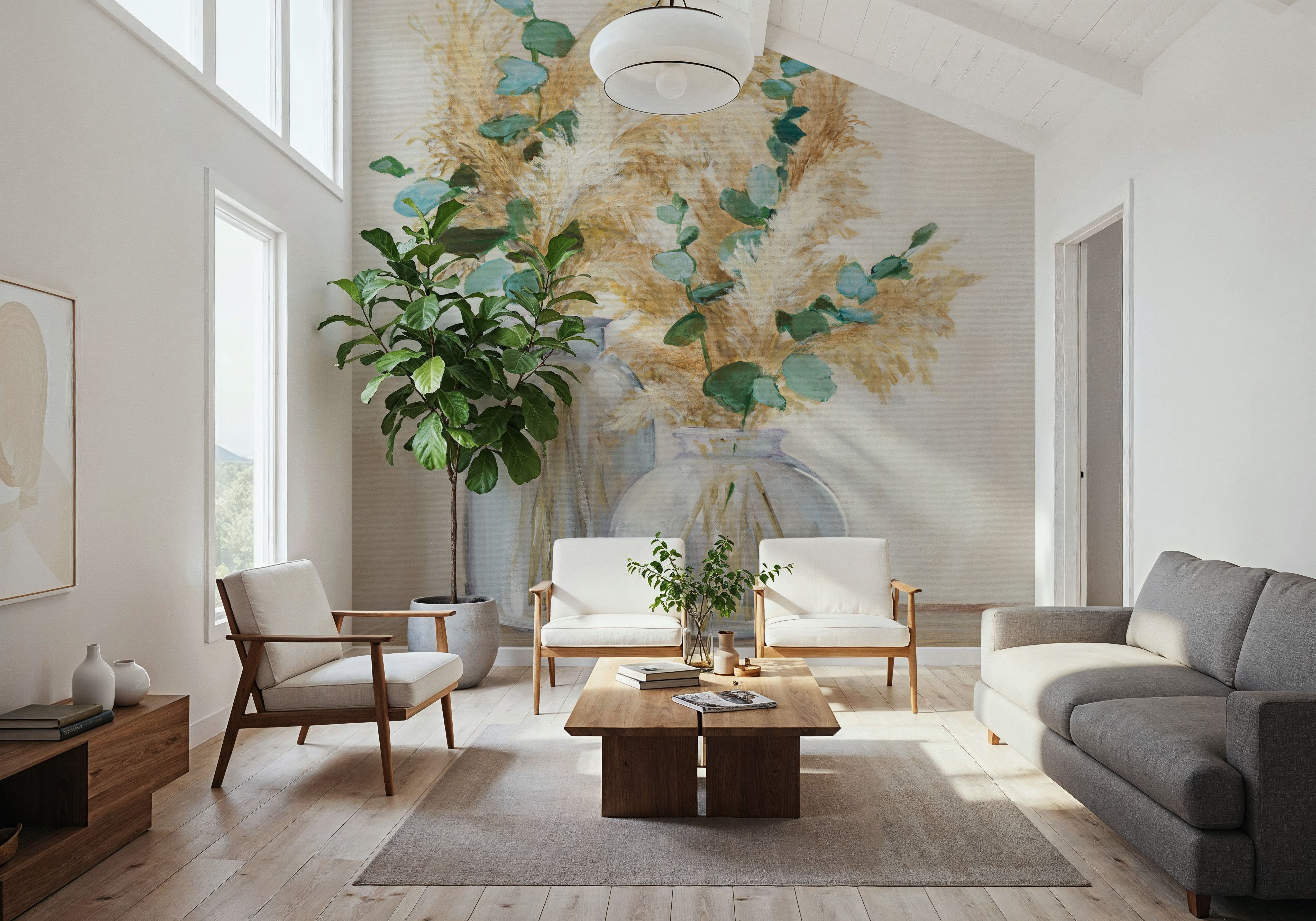 Pampas and Eucalyptus Bouquets