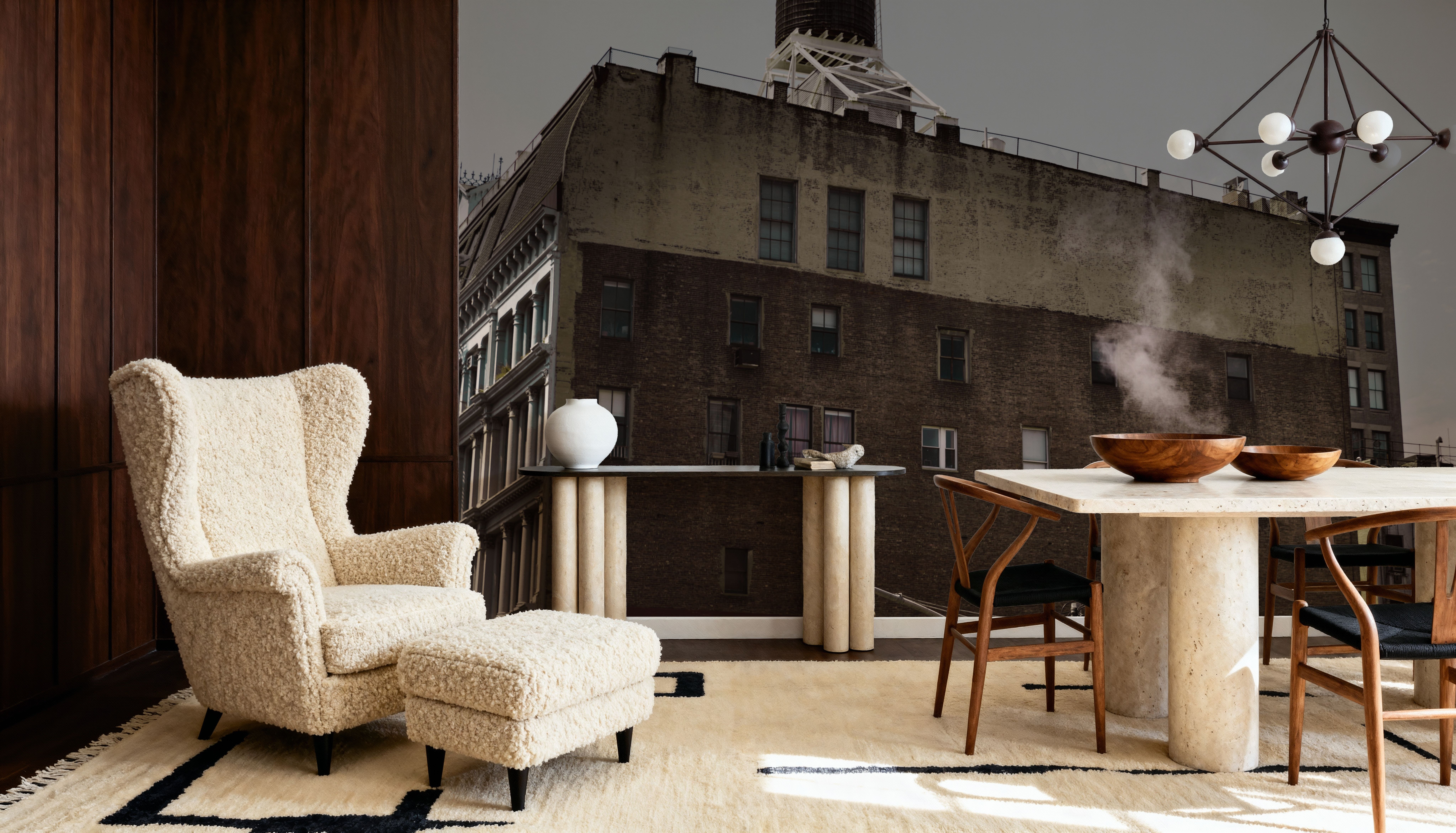 Middle of Soho, Tapeten