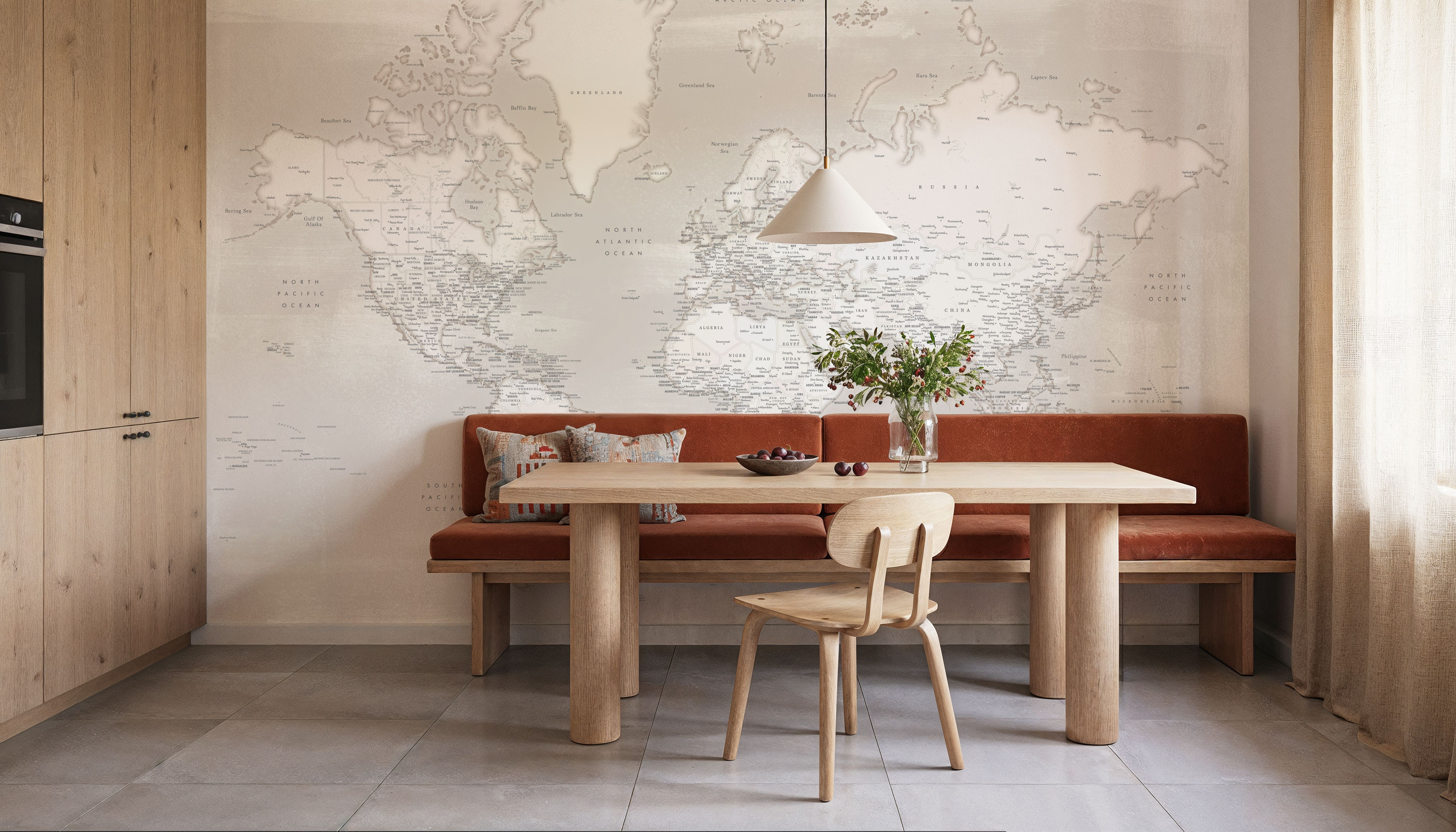 World Map Cities - Maeli Warm