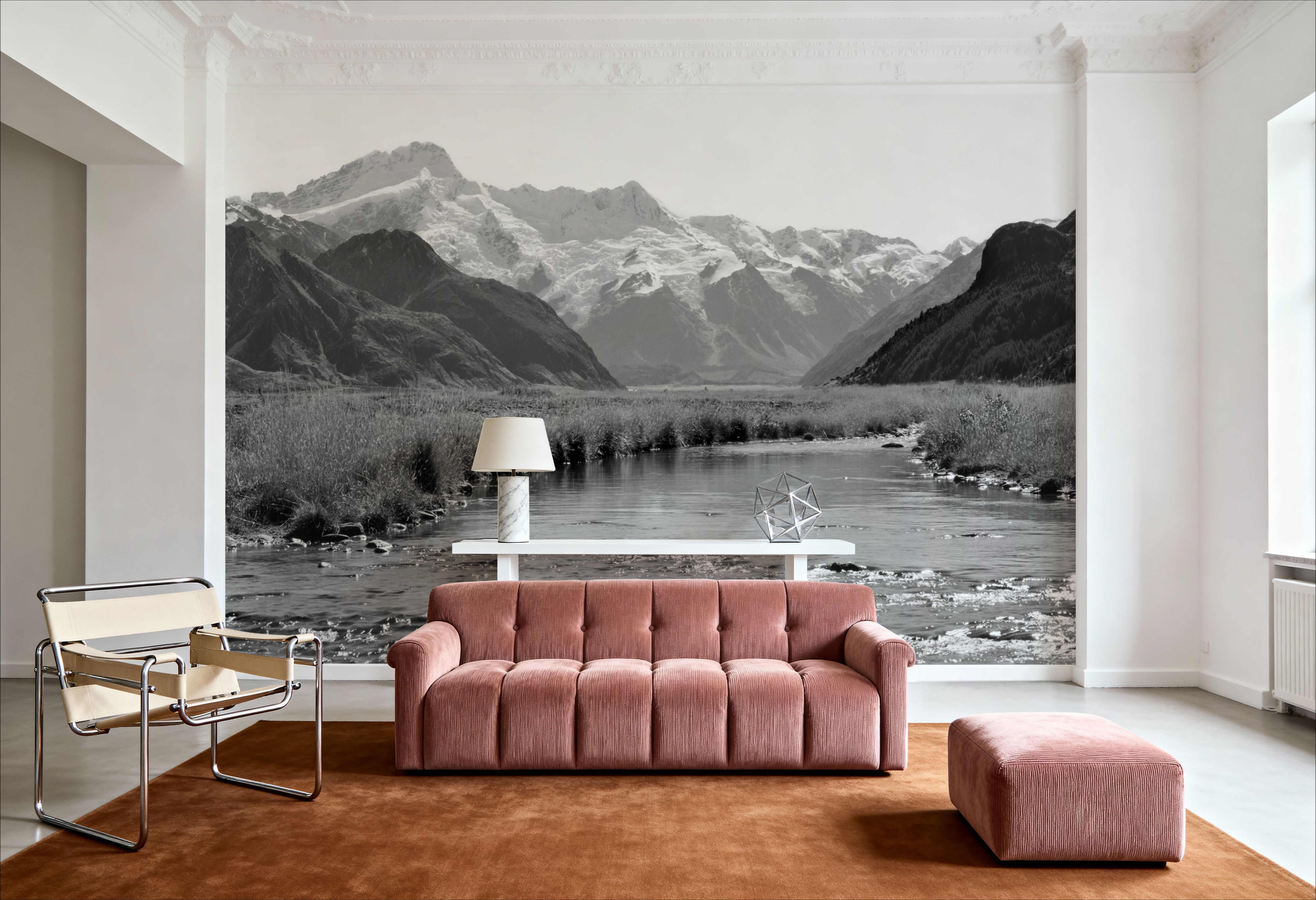 Mountain Stream Serenity, Wallpaper