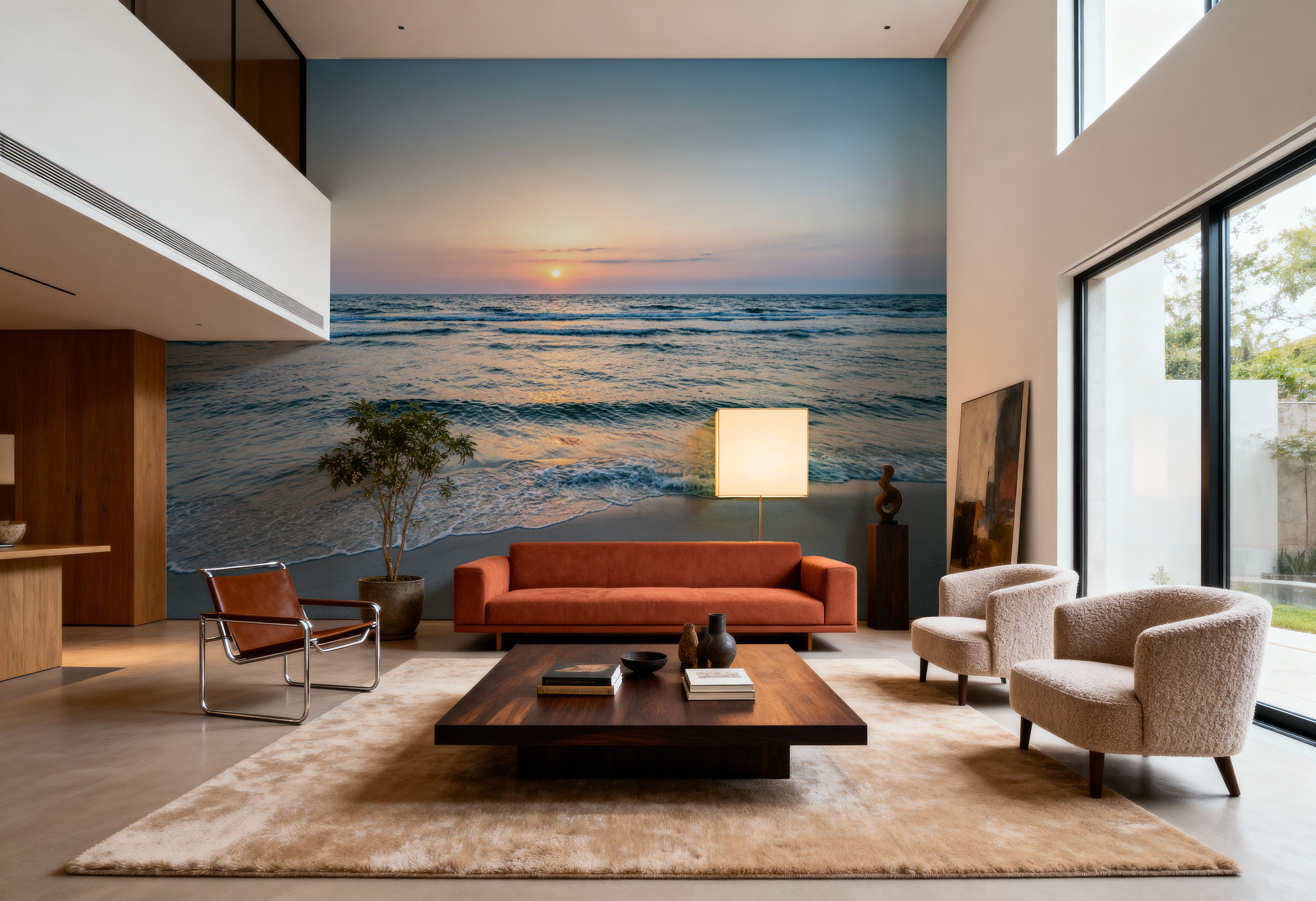 Sunset at the North Sea Coast