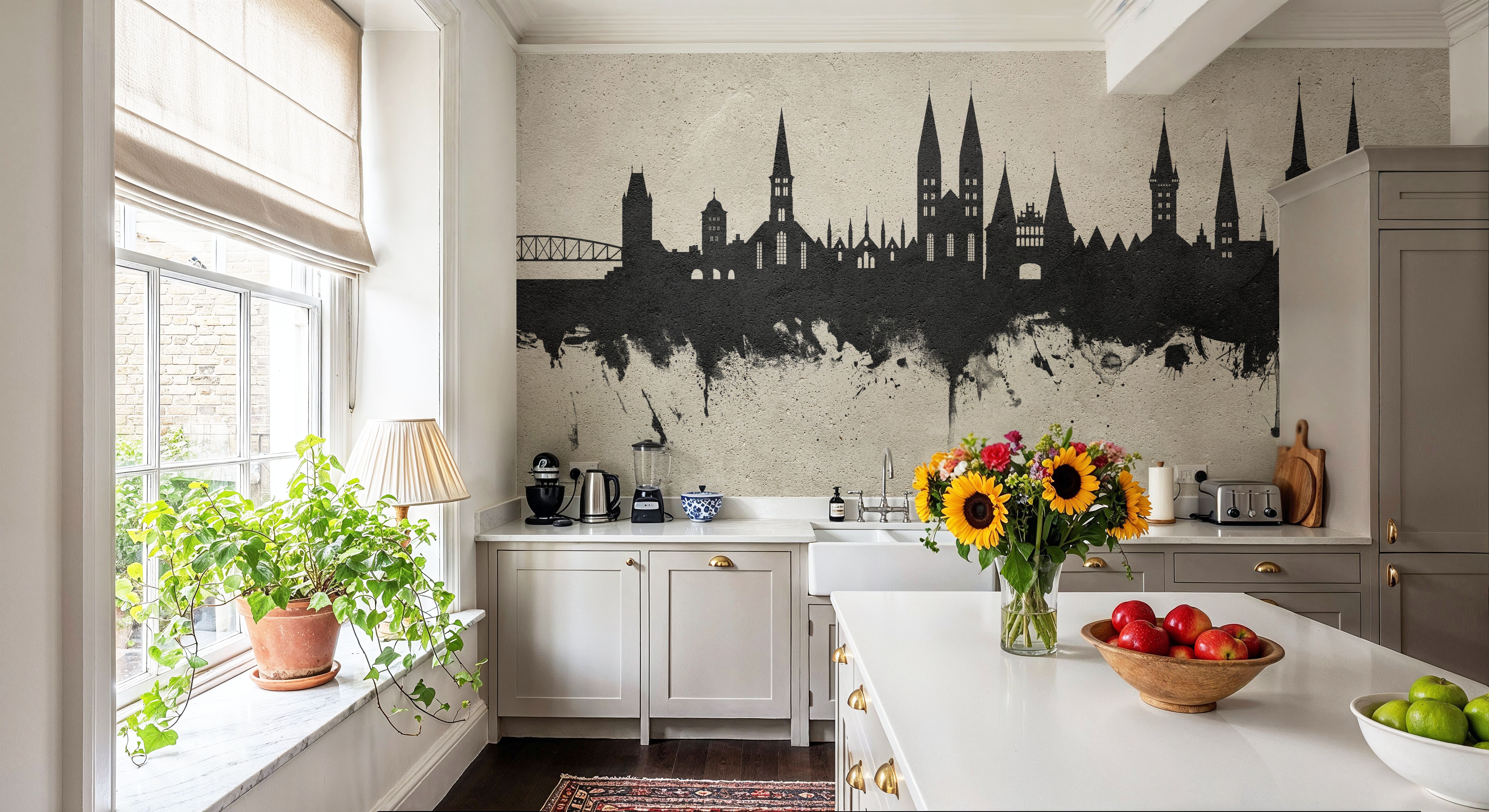 Lubeck Germany Skyline Concrete