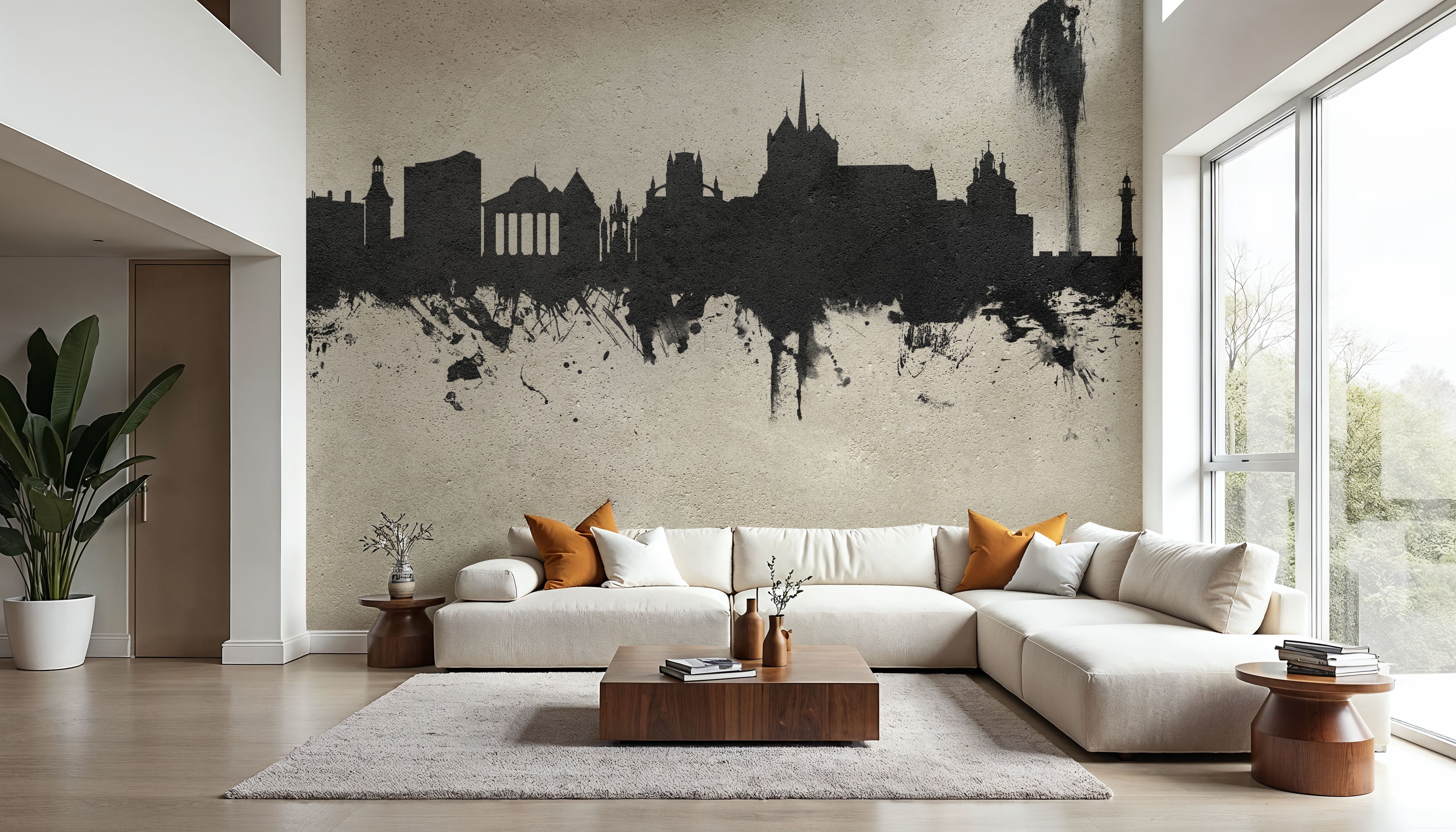 Geneva Switzerland Skyline Concrete