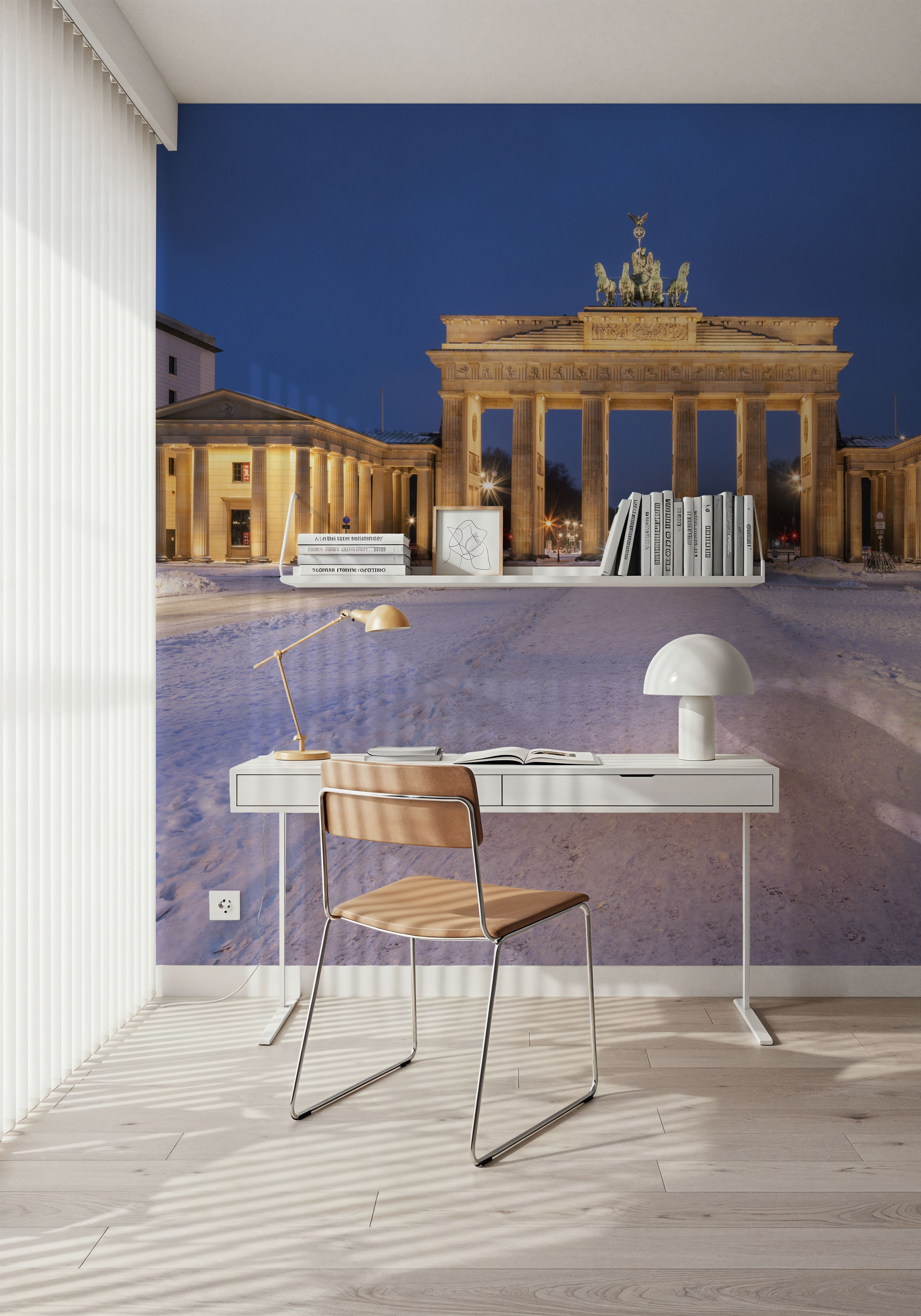 Snowy Brandenburger Tor