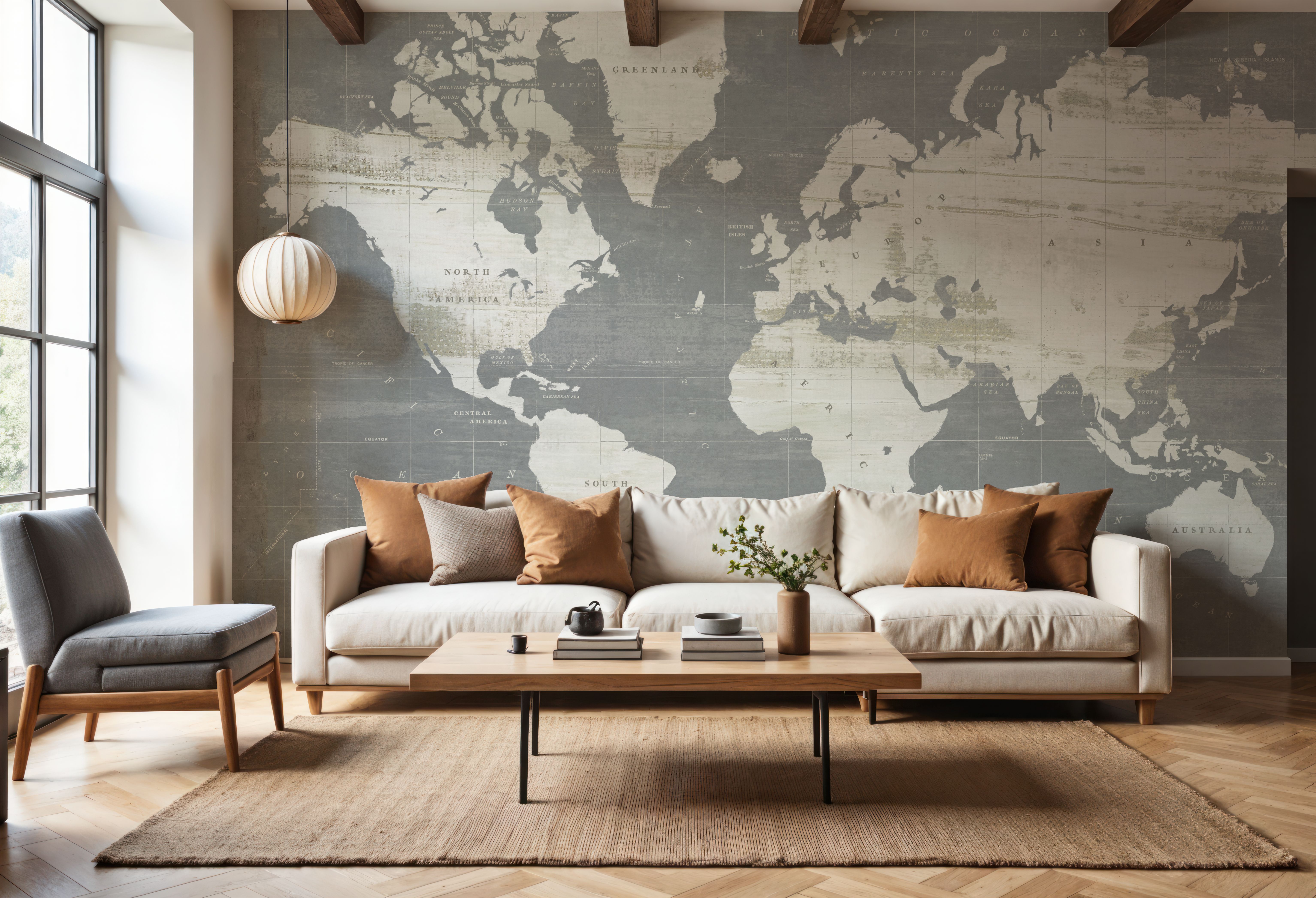 Slate World Map