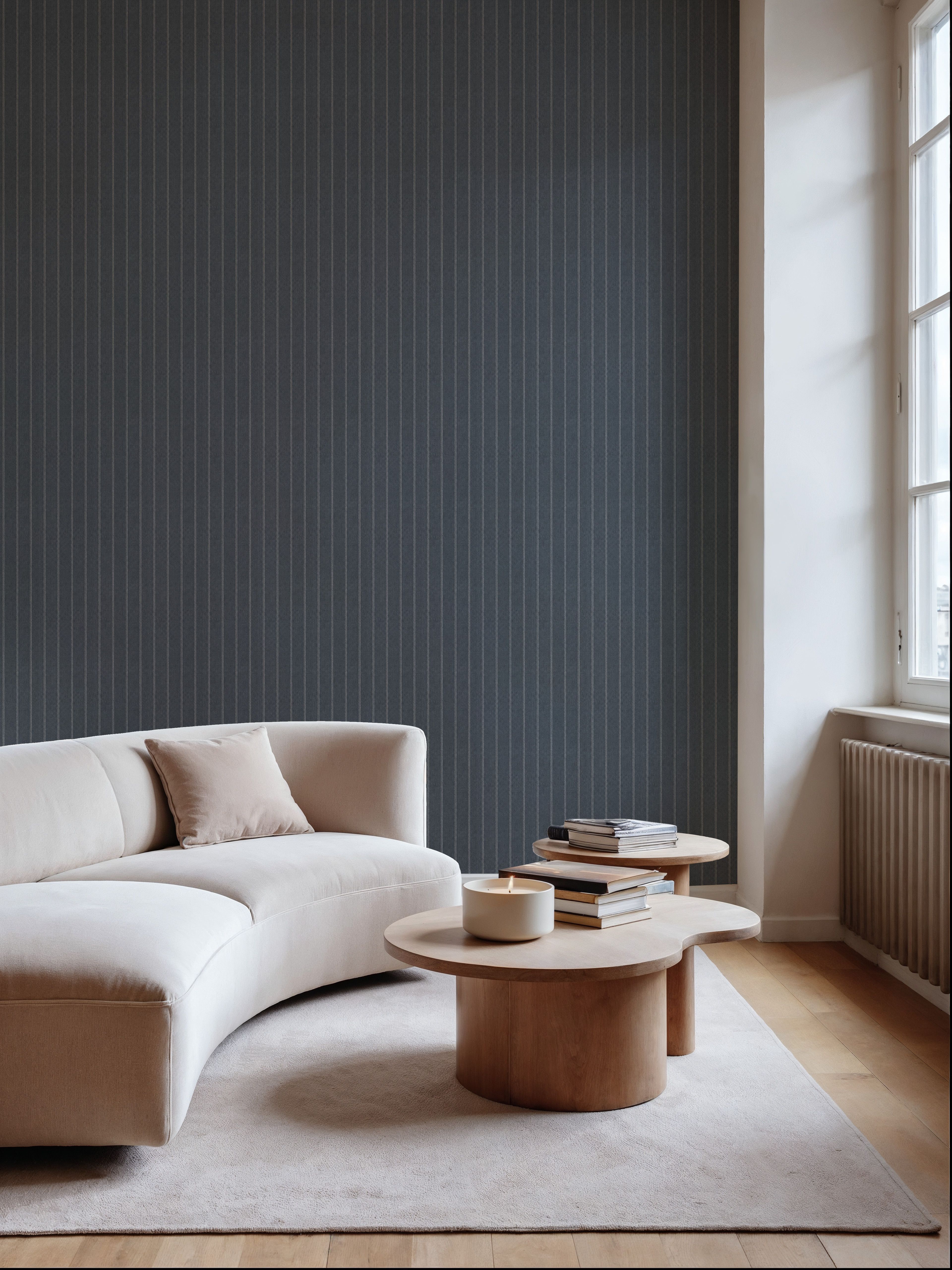 Tailor's Pin Stripe, Pacific Ocean, Behang