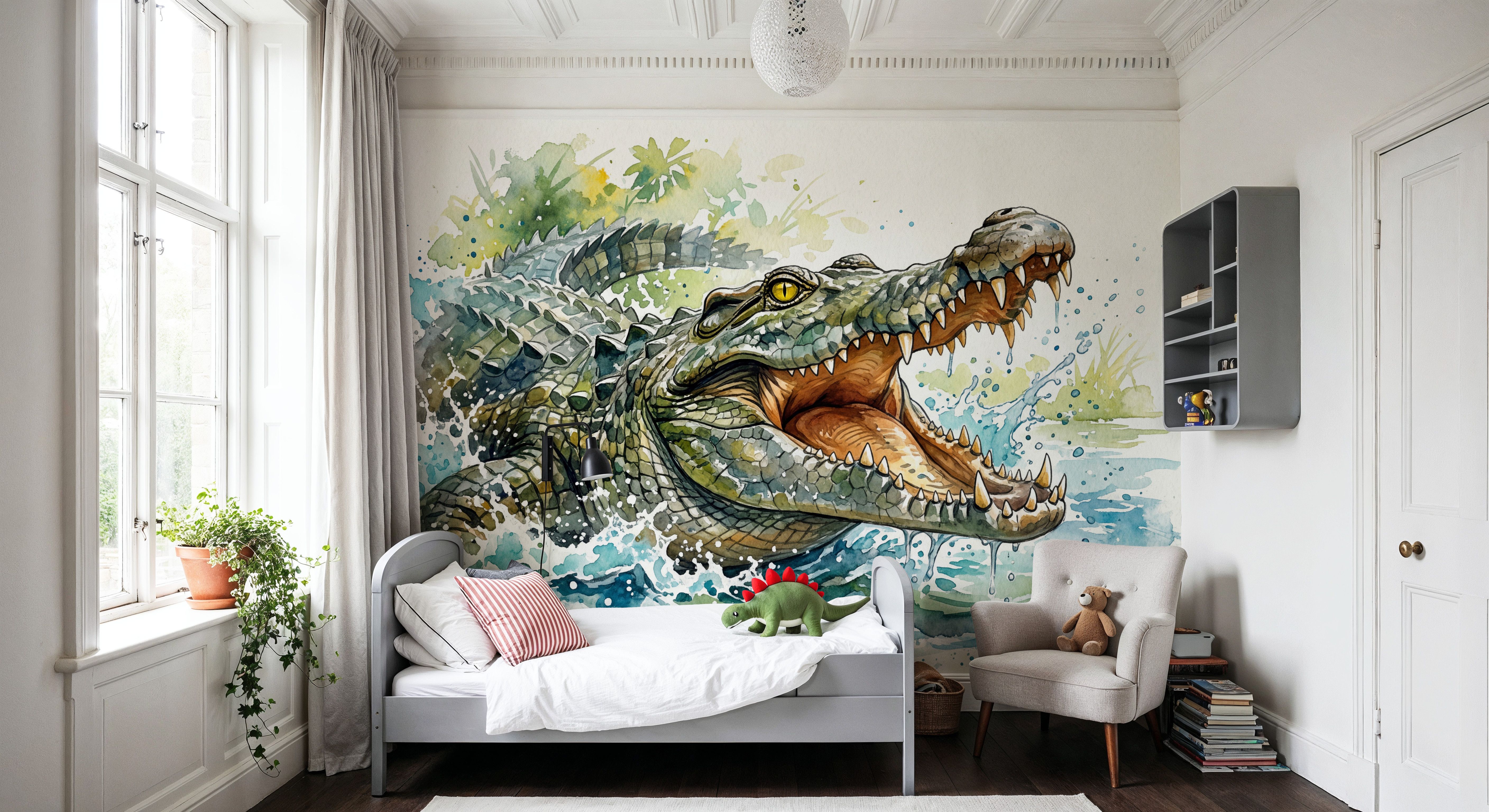 Crocodile - Watercolor Predators Series