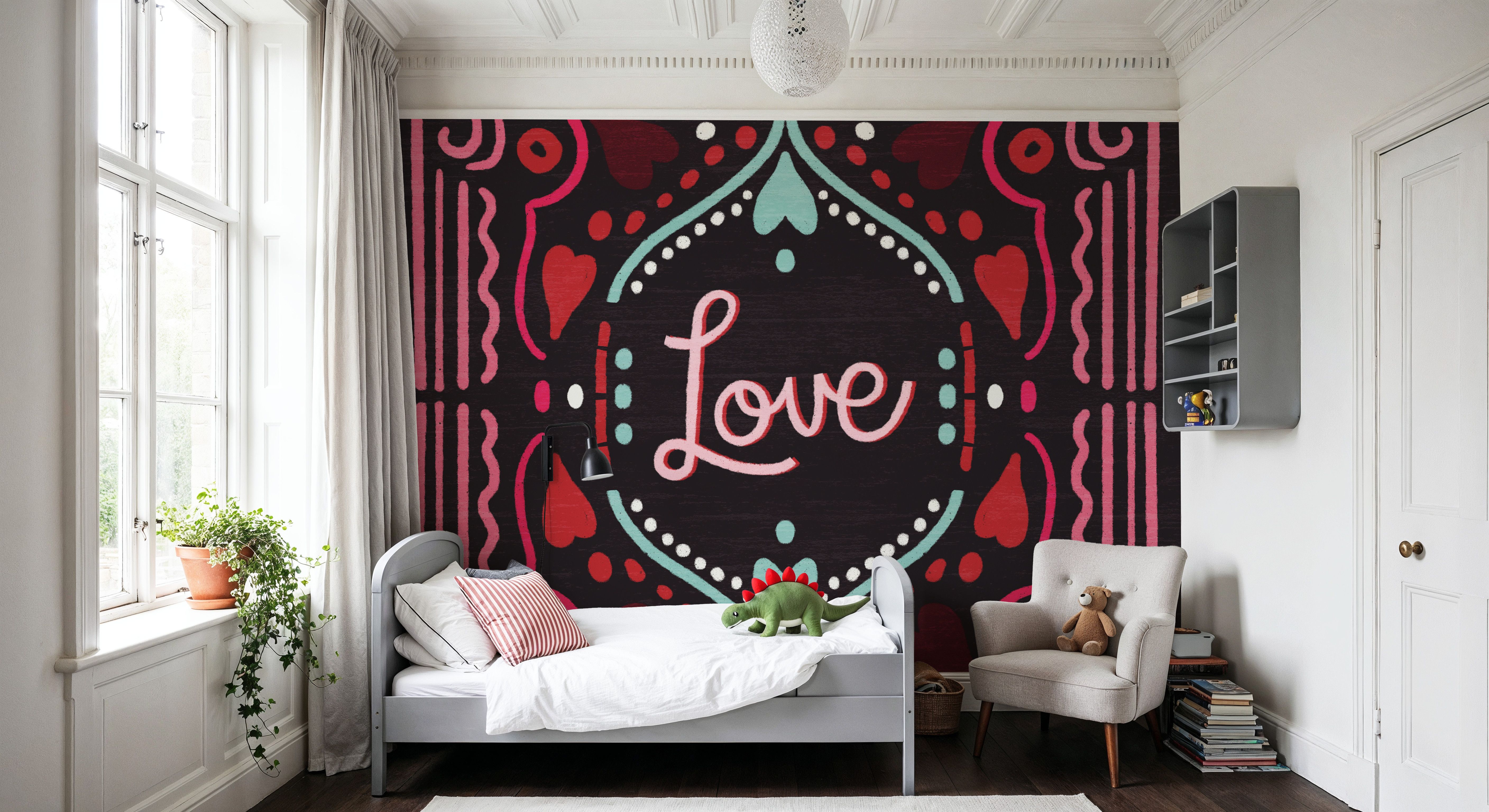 Love Sentiments Love, Tapet