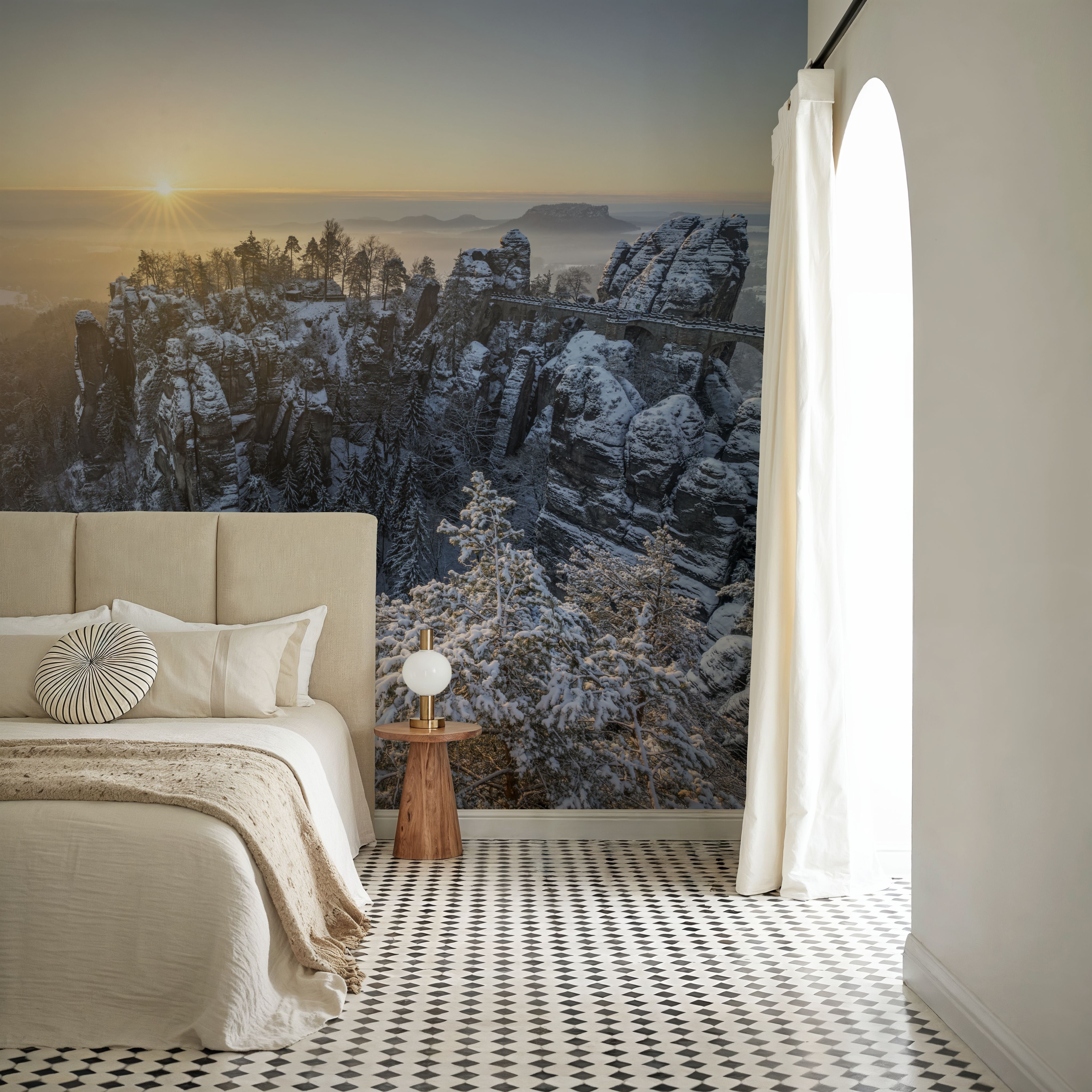 Bastei Bridge Sunset