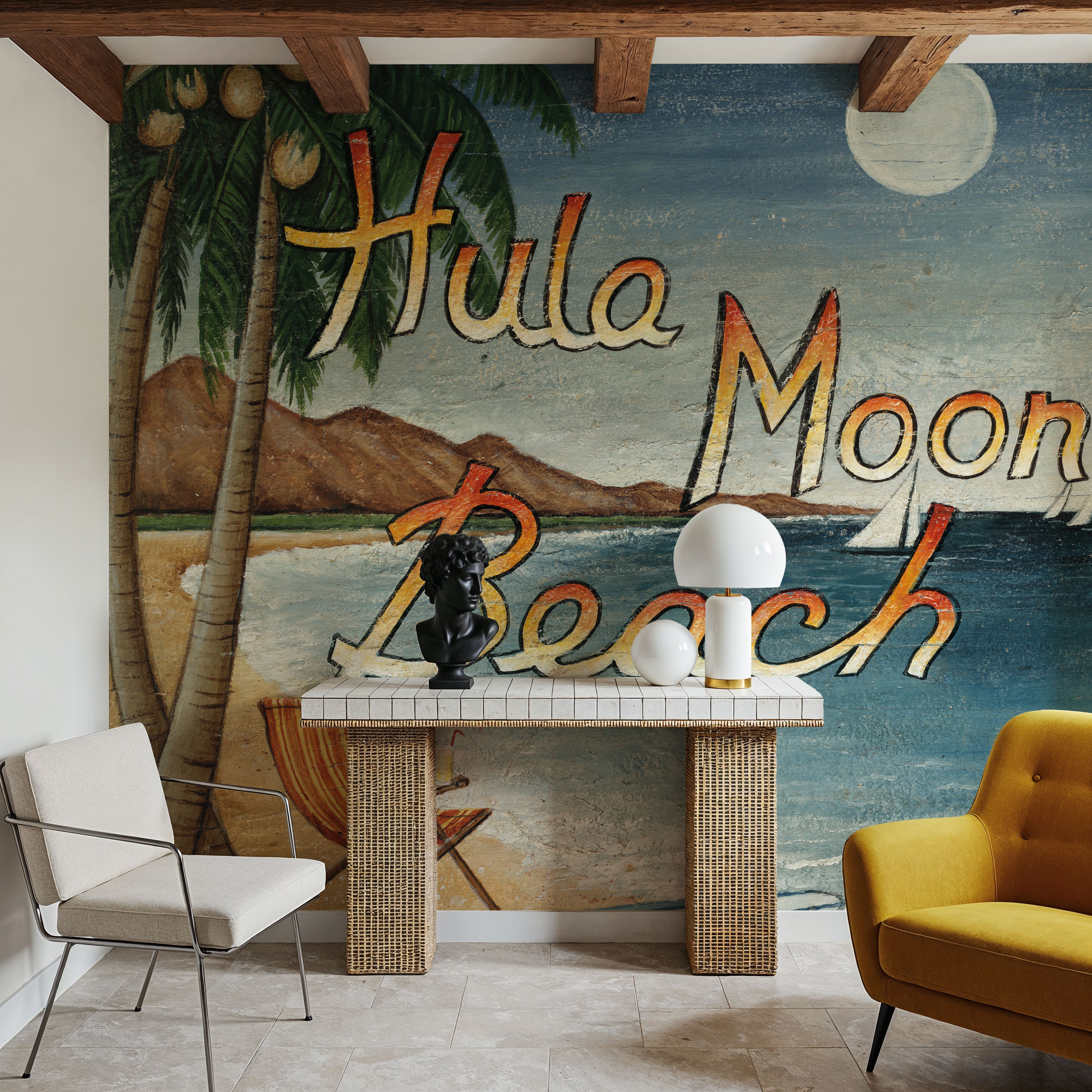 Hula Moon Beach, Wallpaper