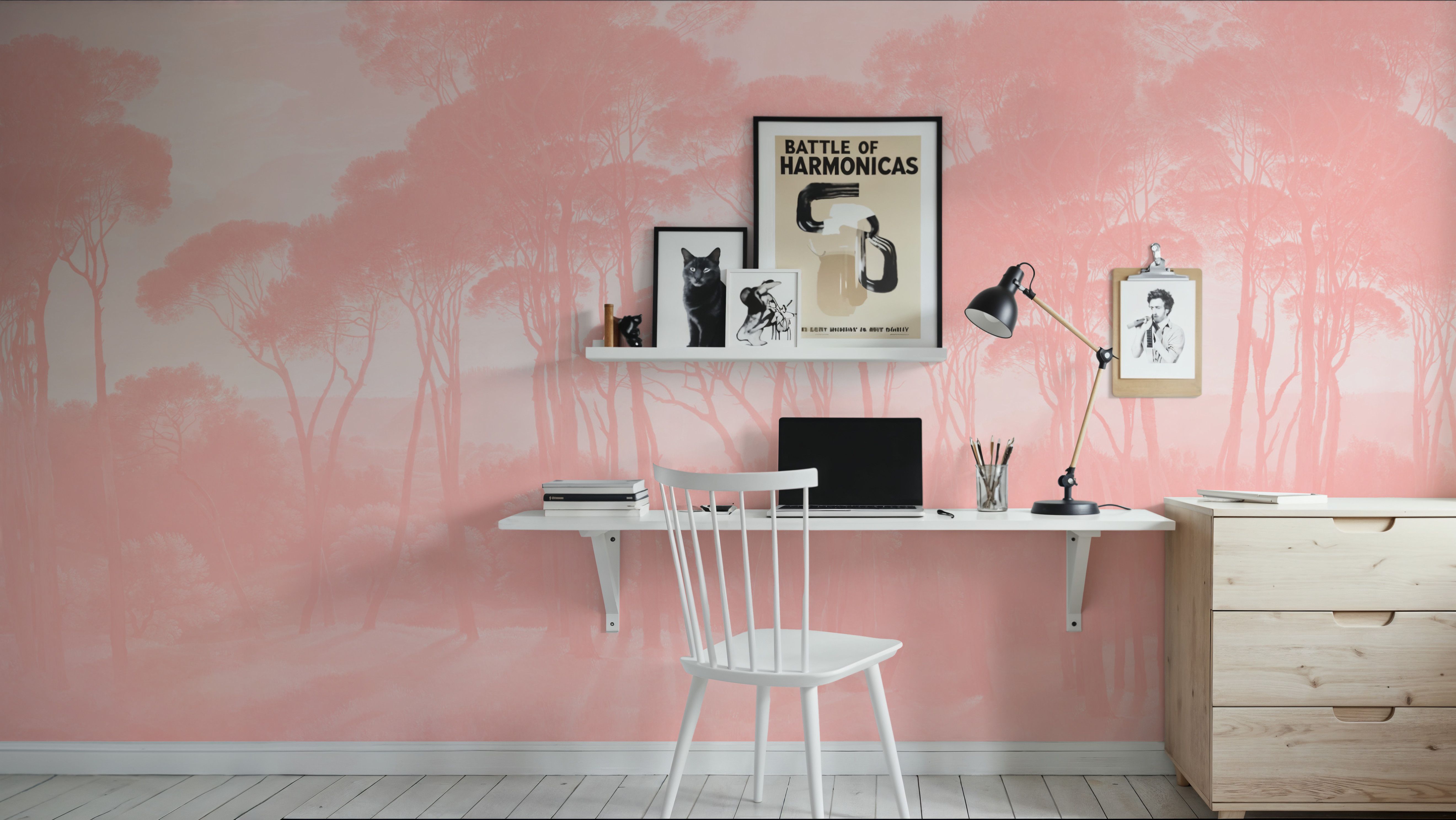 Mediterranean Pine Landscape, Blush