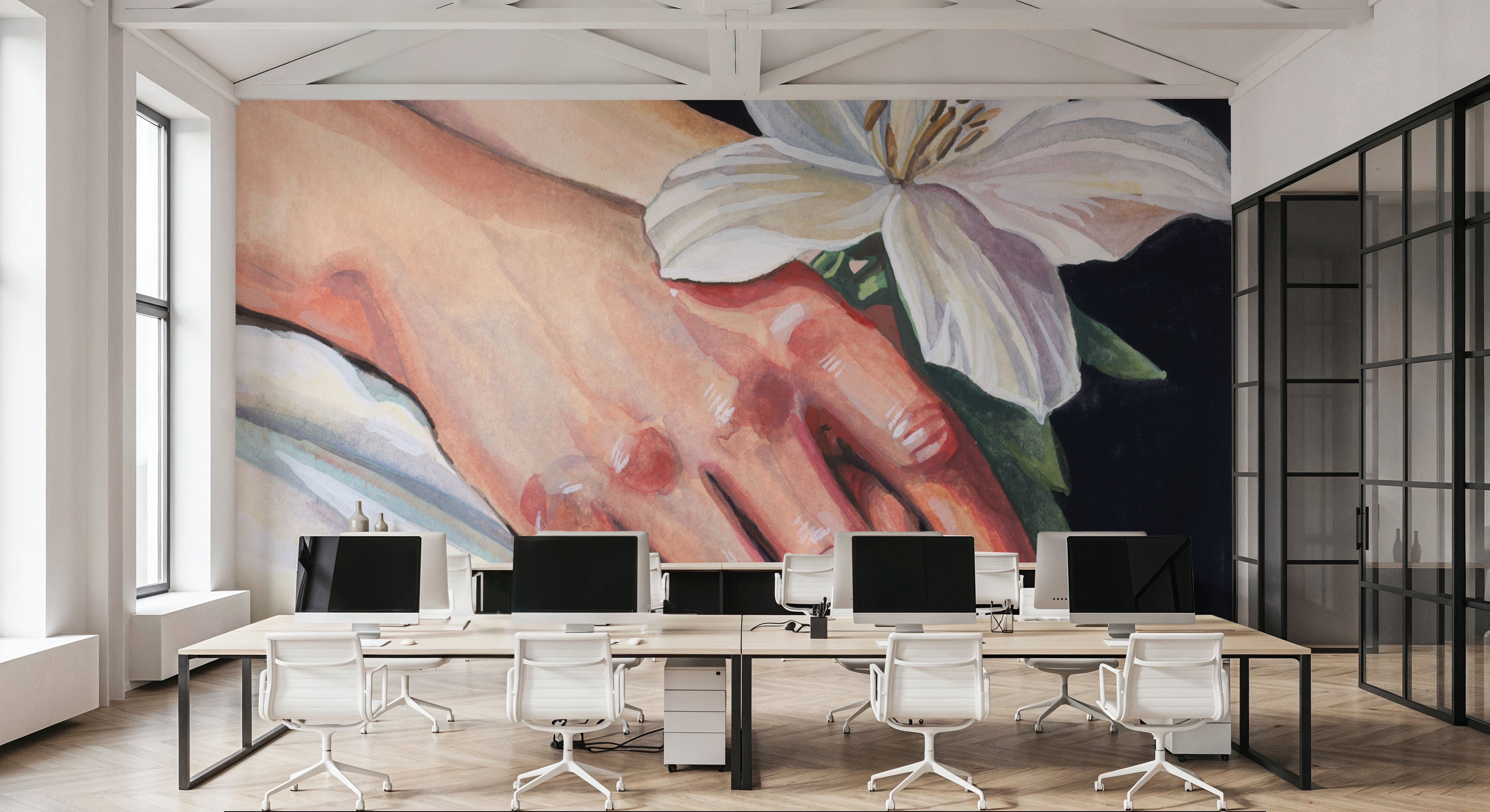 Peaceful Flower in Hand