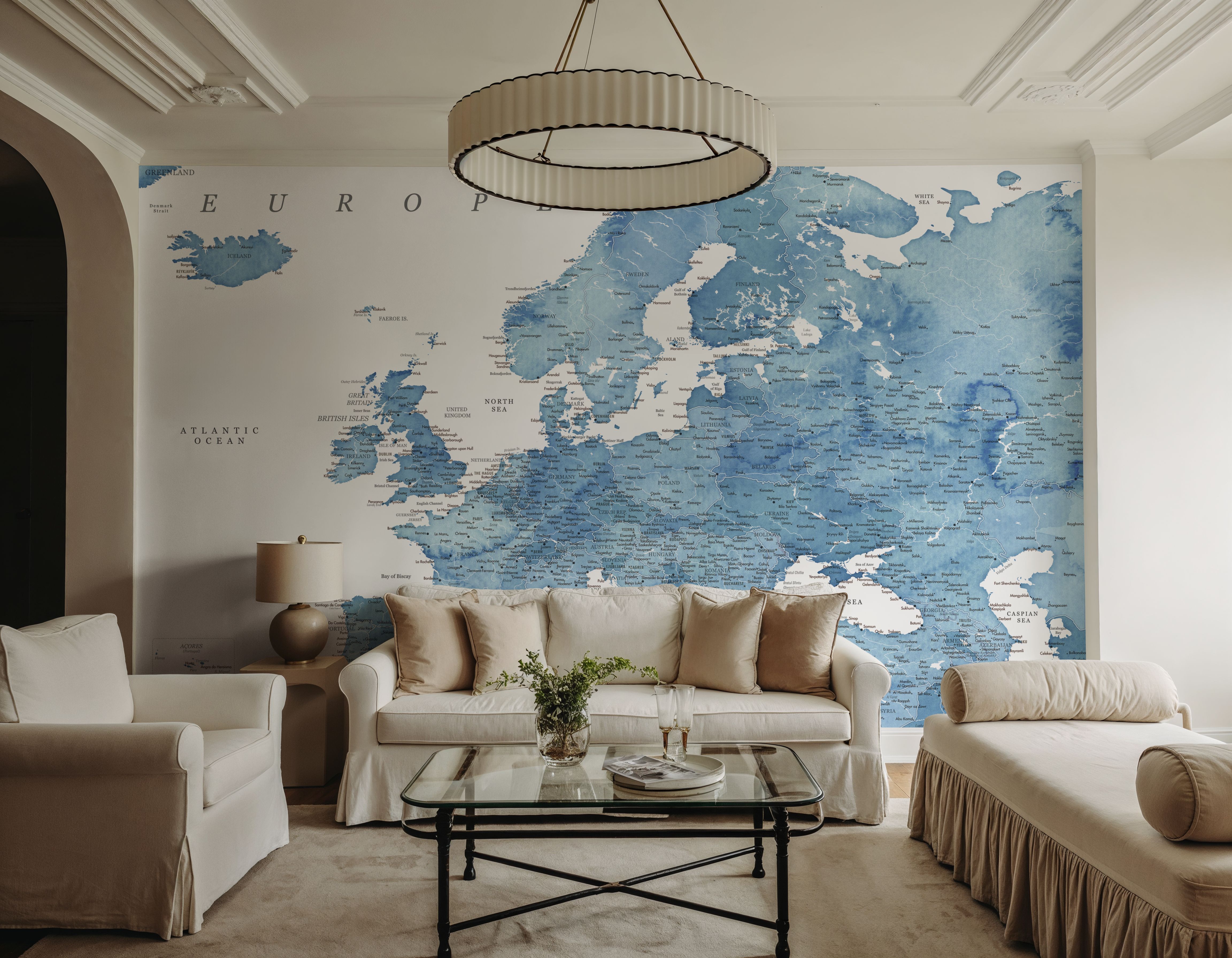 Europe Map Detailed - Franceska