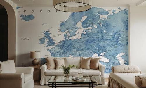 Europe Map Detailed - Franceska