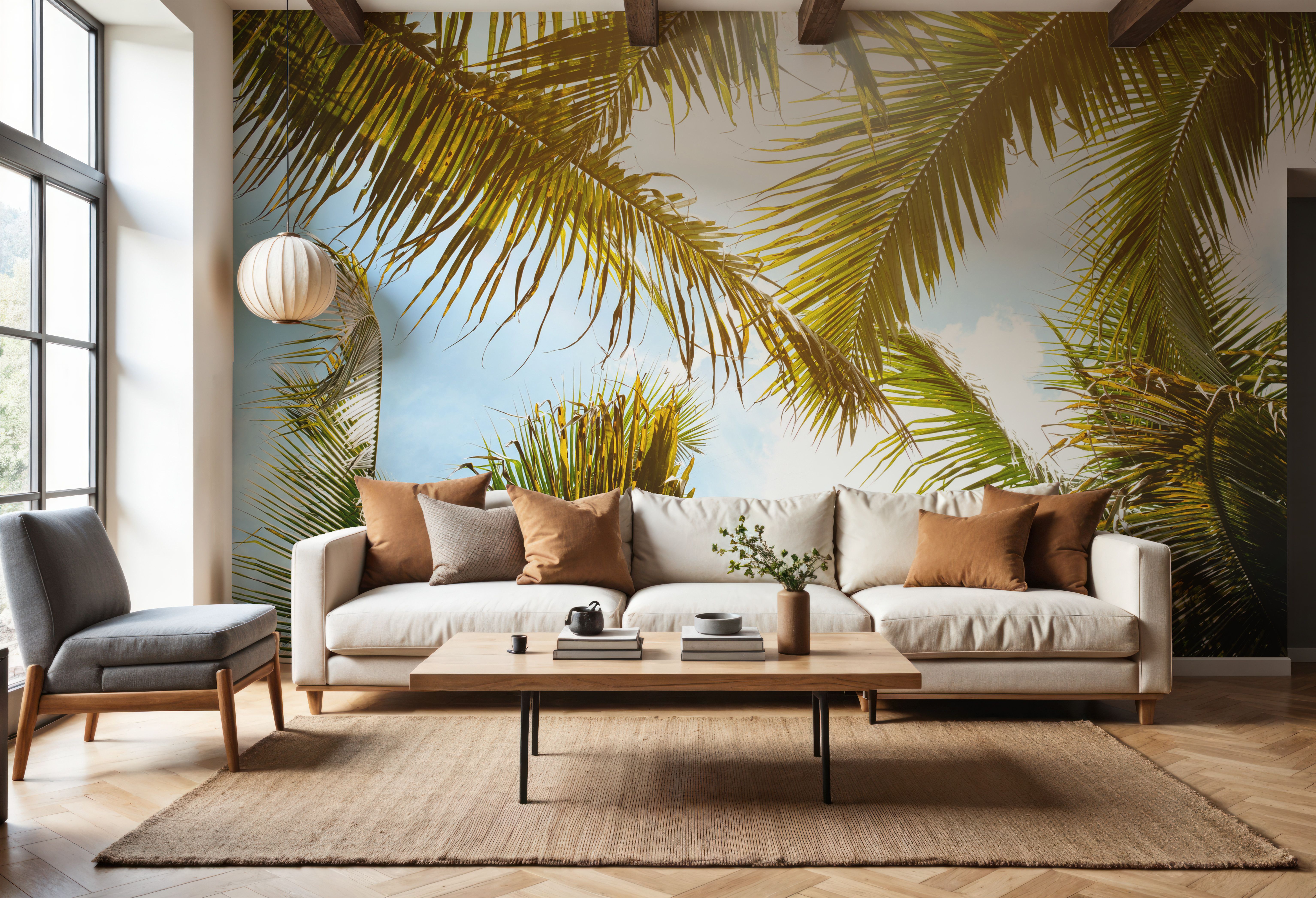 Looking Through Palm Leaves