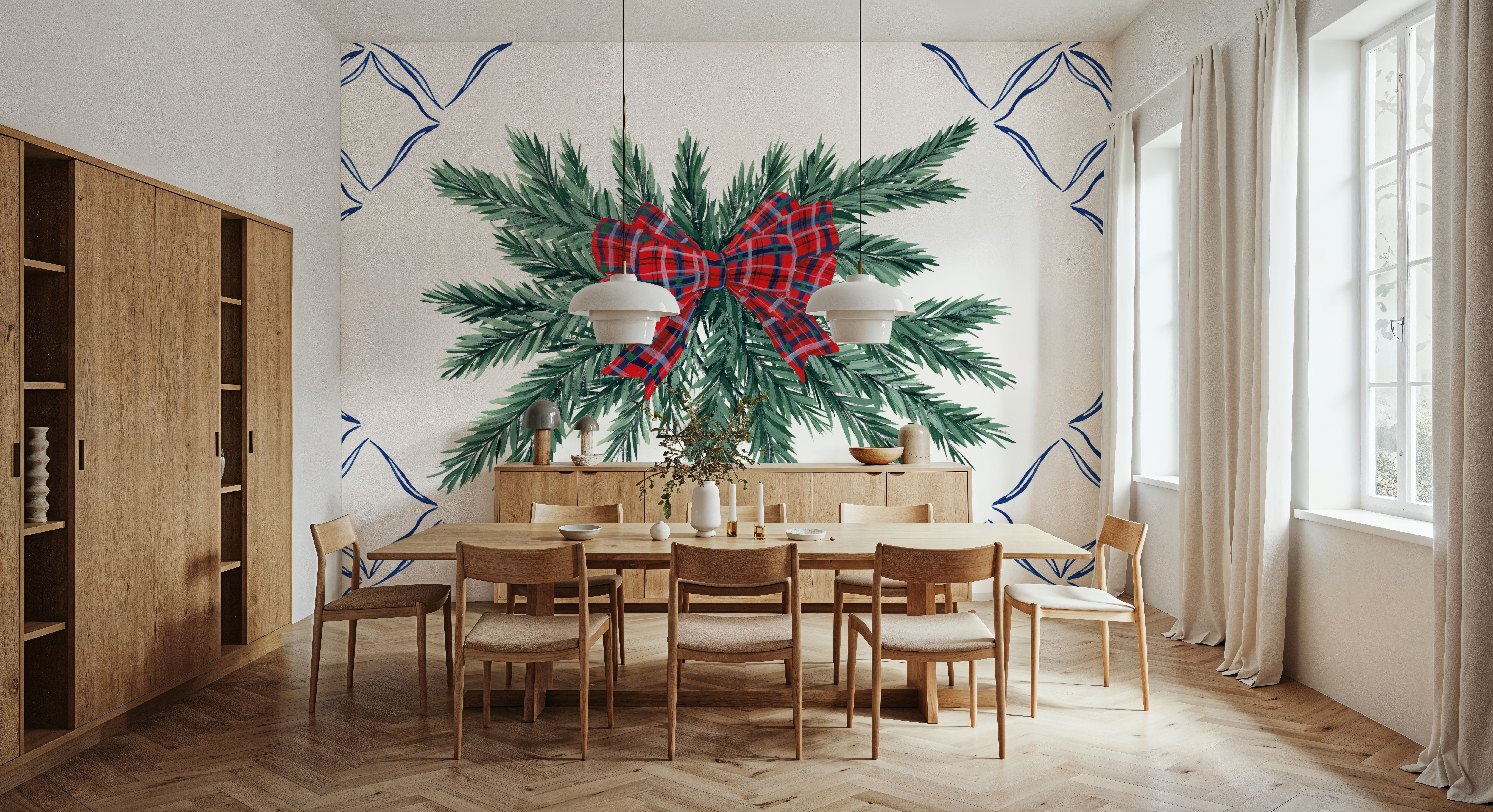 Holiday Tartan and Chinoiserie V