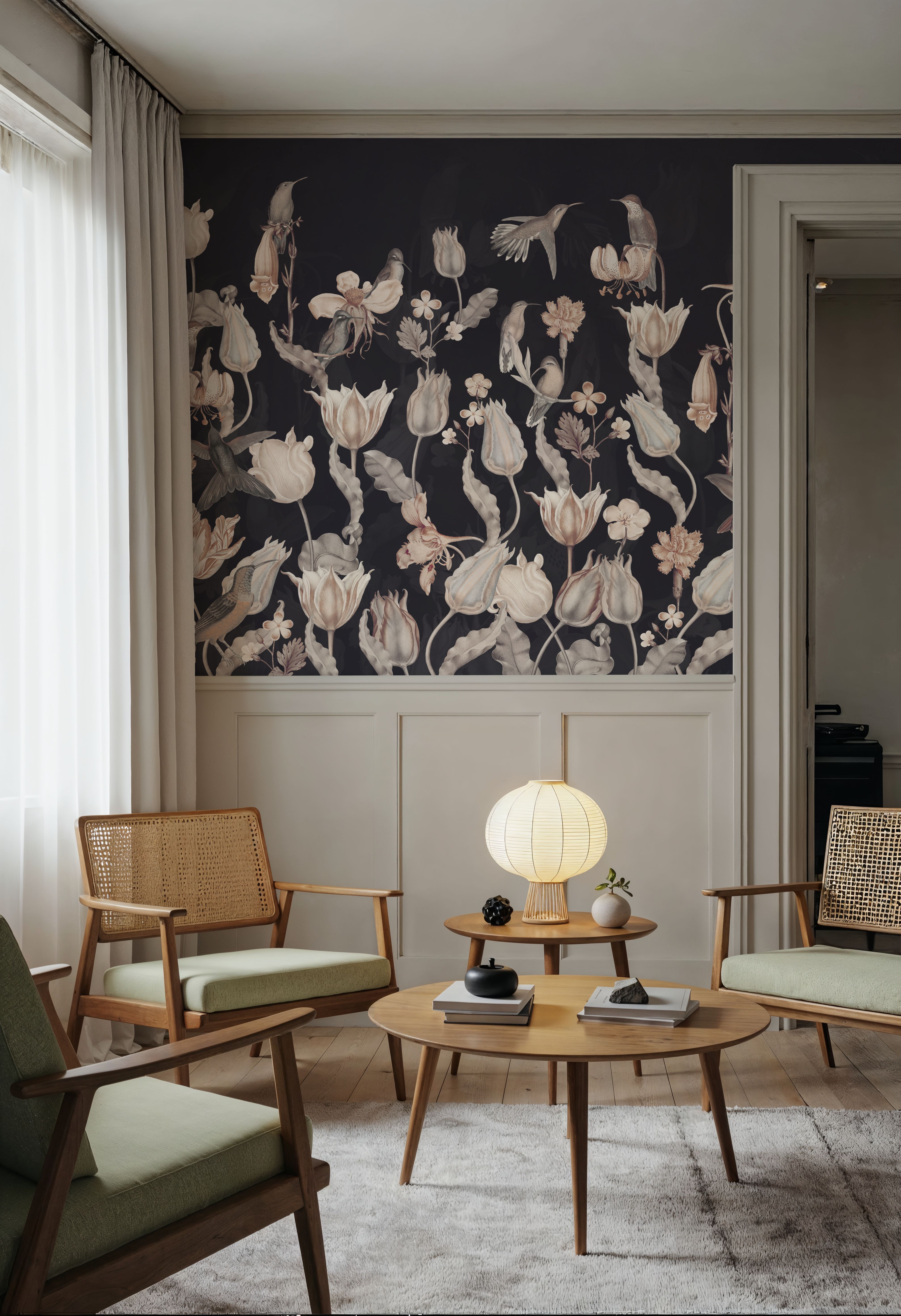 Tulips & Birds, Midnight