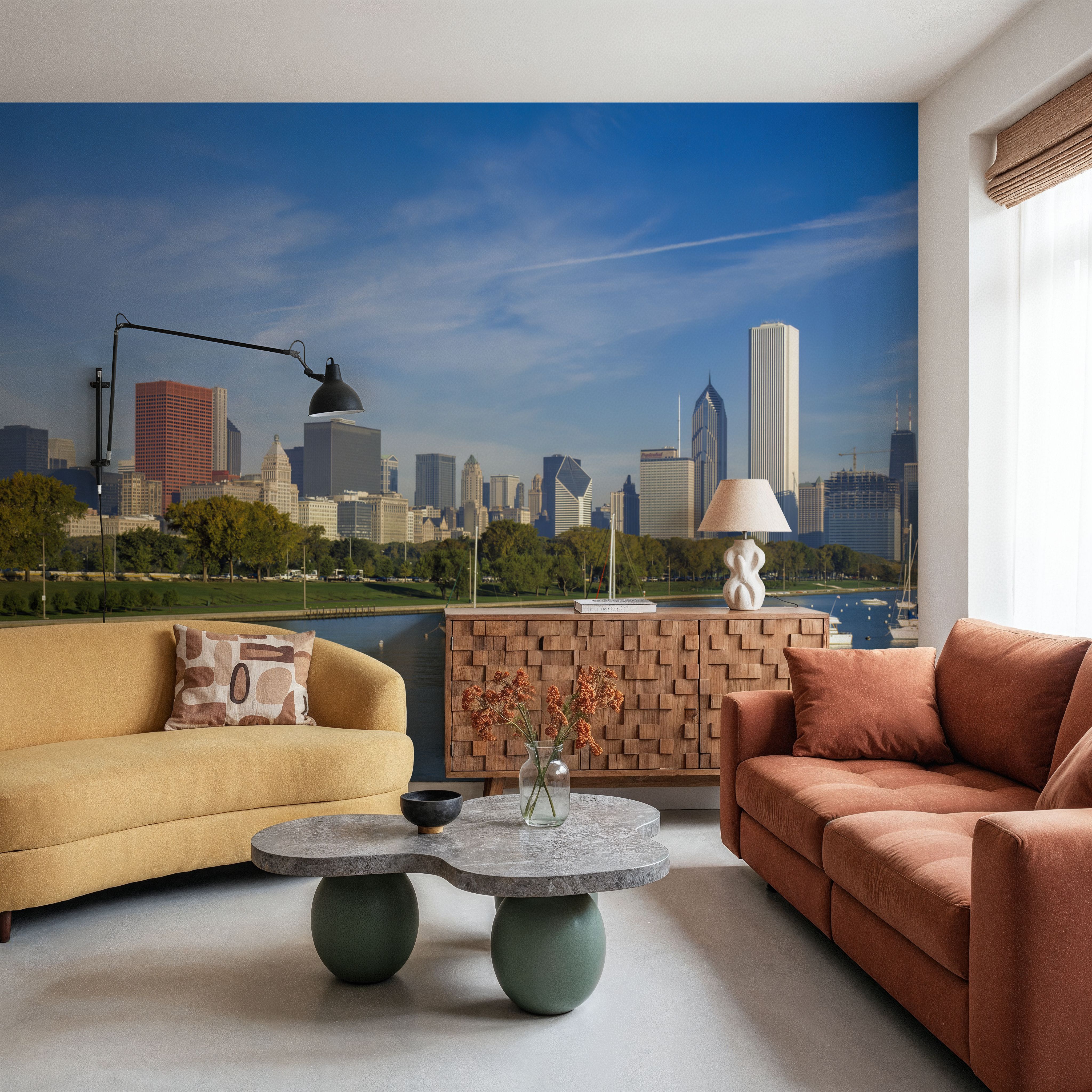 Chicago Harbor Skyline