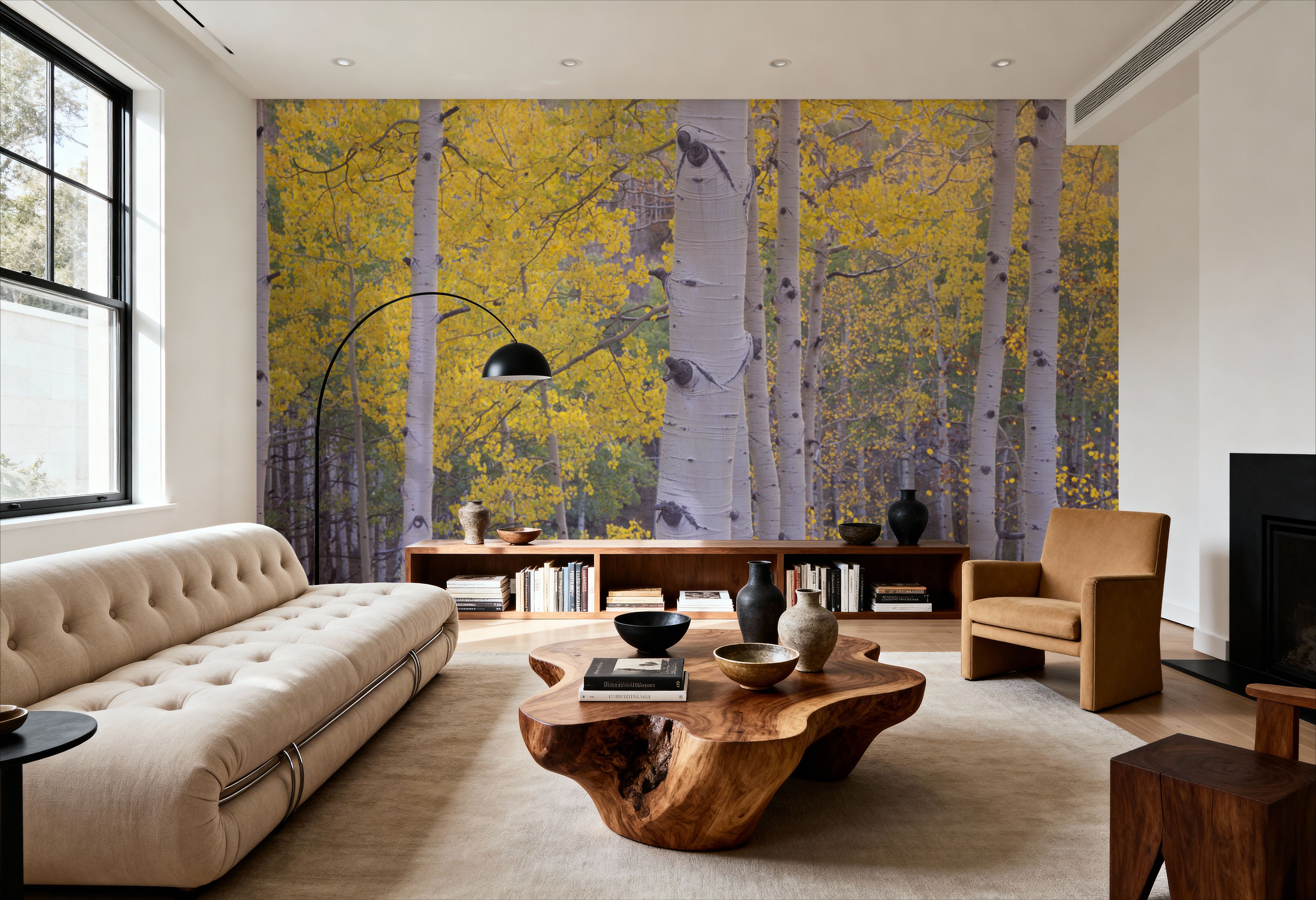 Golden Birch Forest