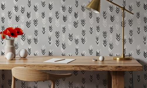 Wheat Doodles Gray