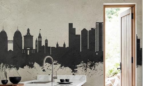 Oakland California Skyline Concrete