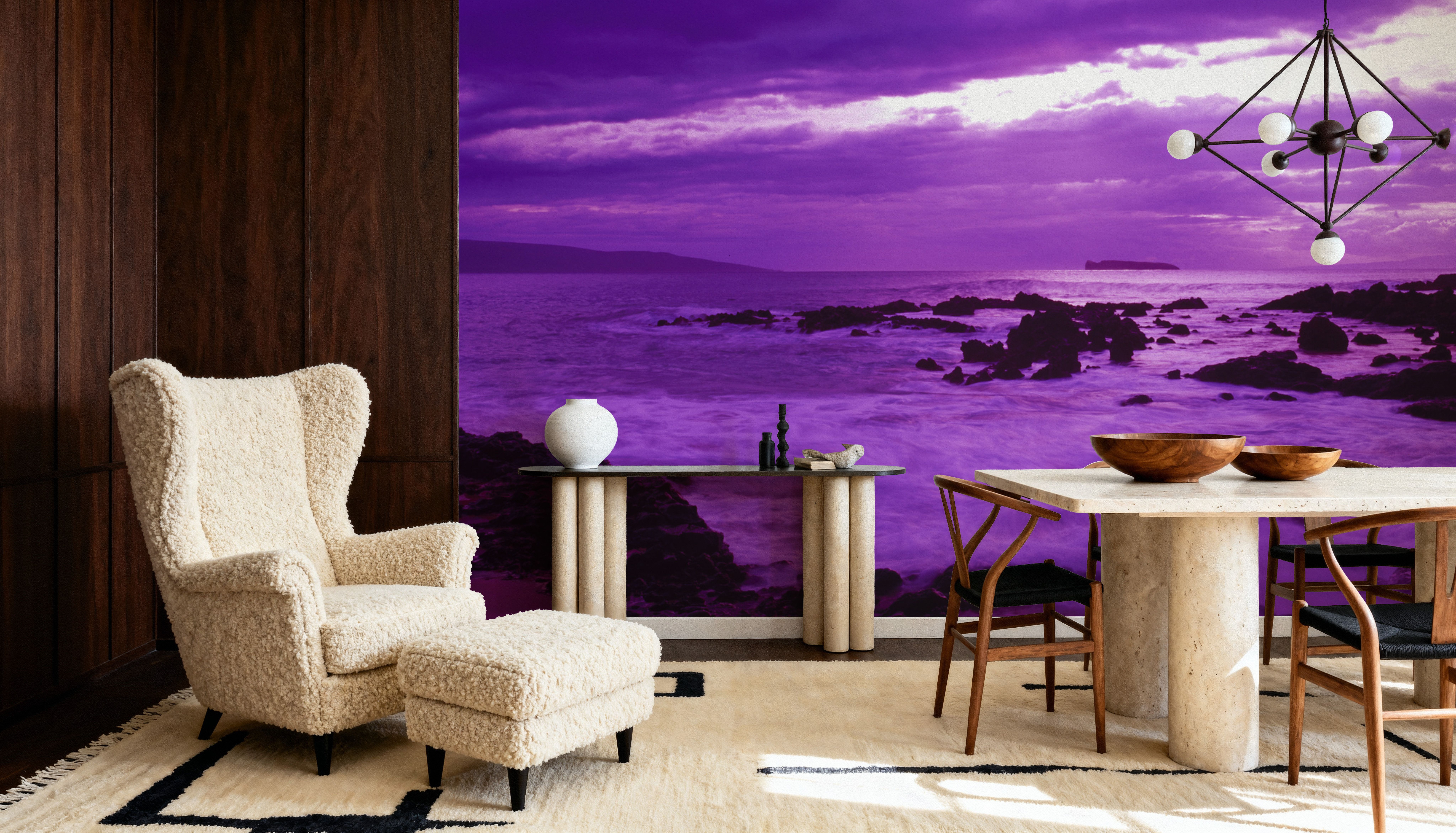 Purple Paradise Cove, Tapeten