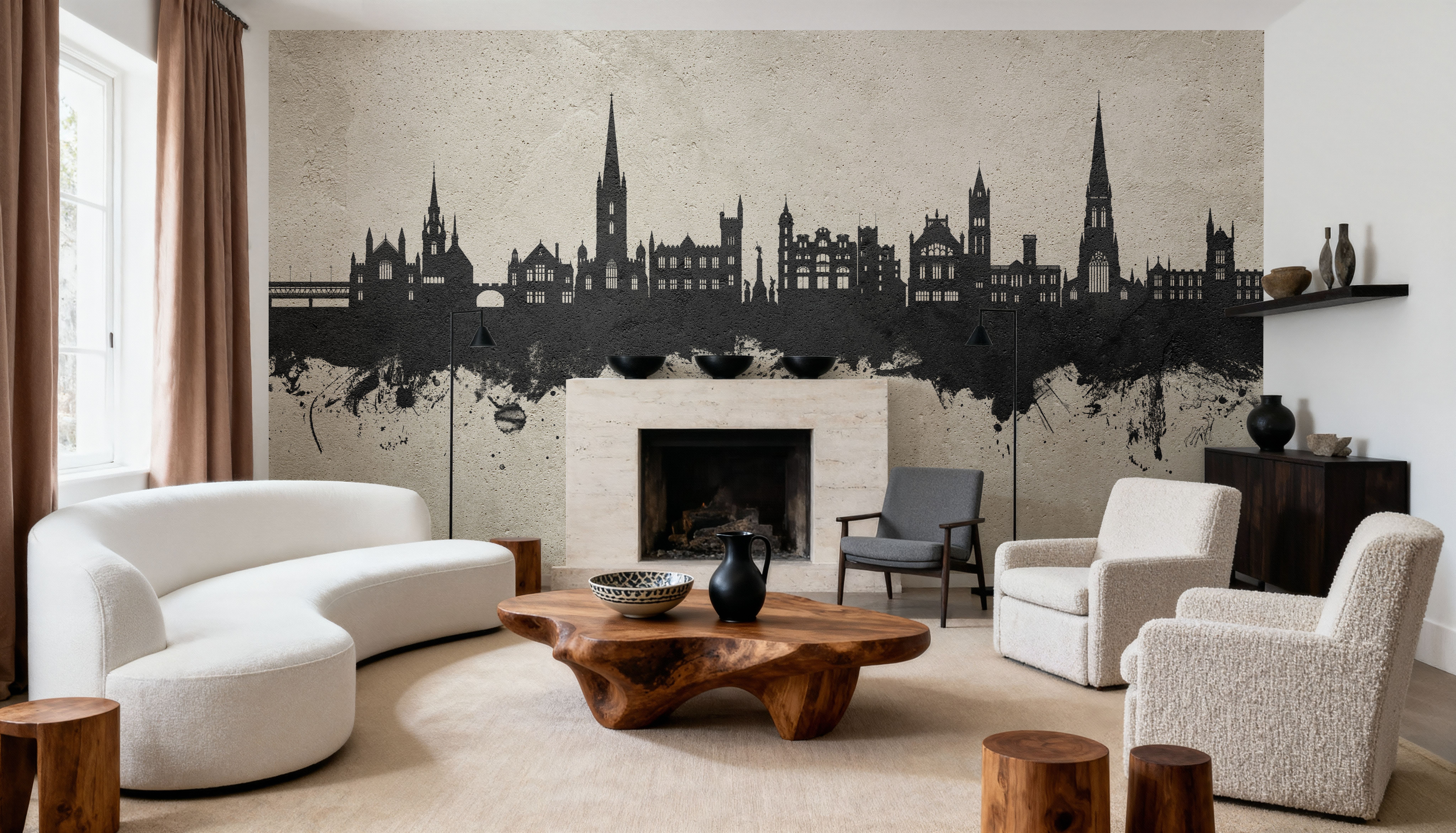 Derry Northern Ireland Skyline Concrete