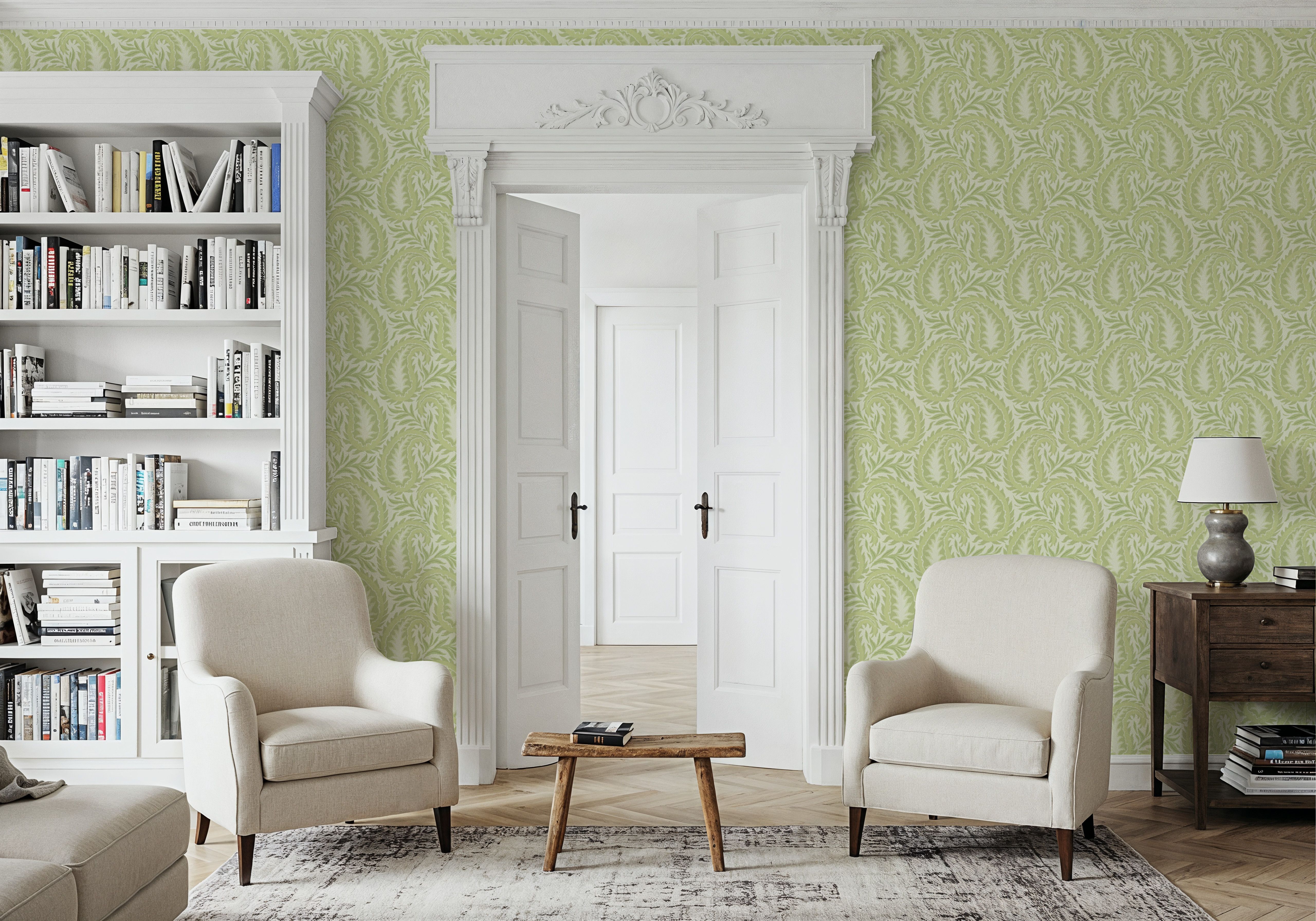 Botanical Paisley, Charteruse