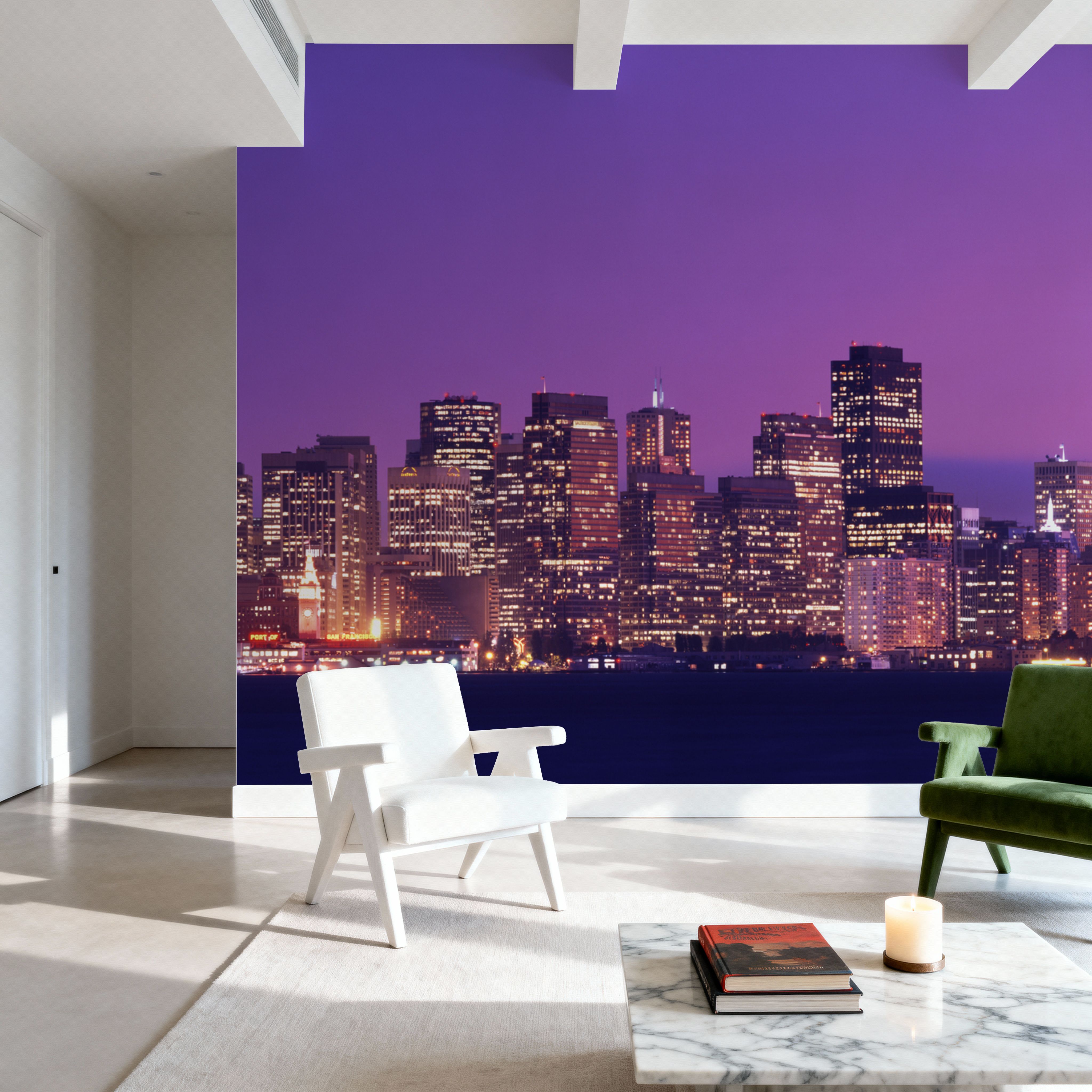 Pink Gradient Twilight Metropolis