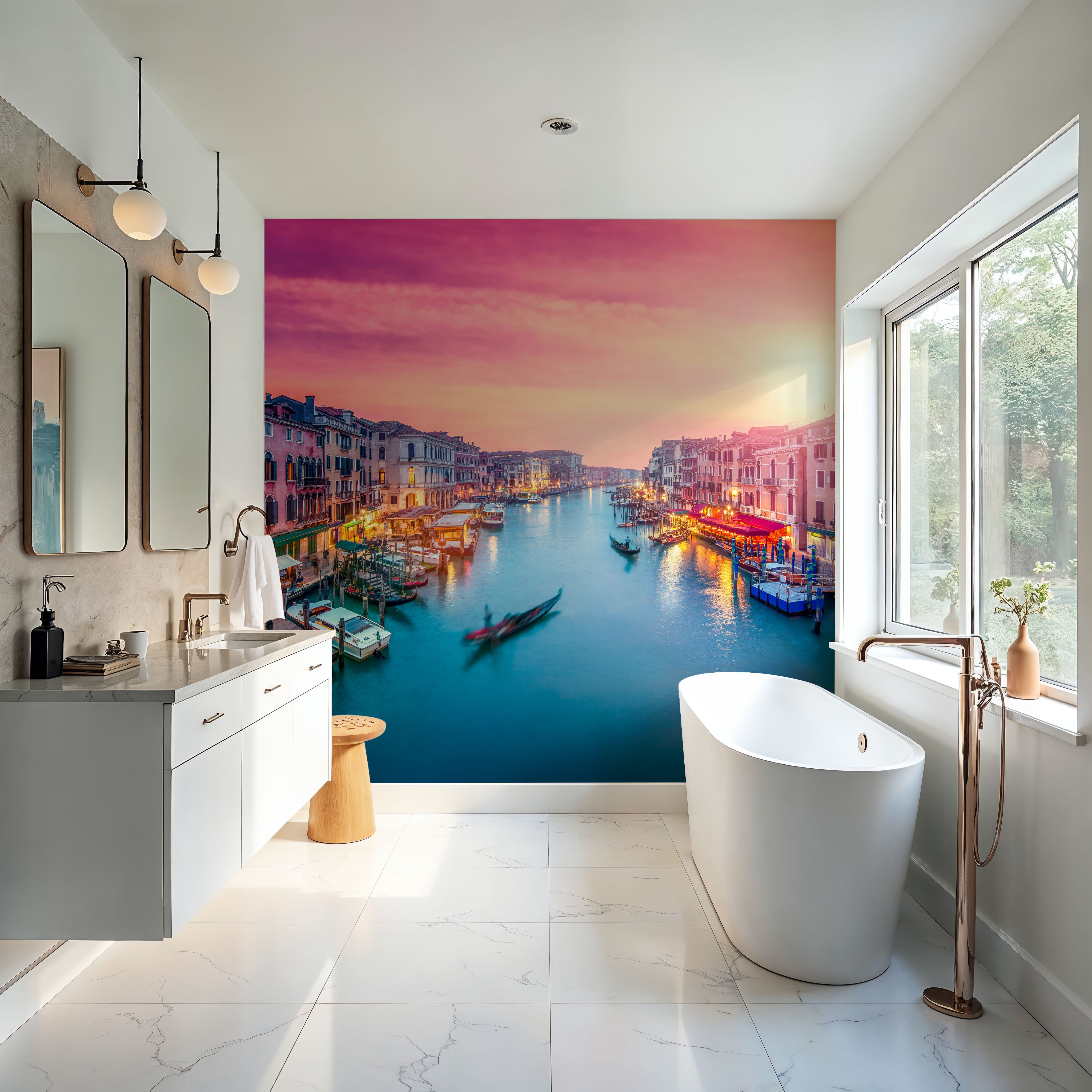 Grand Canal Sunset Pink