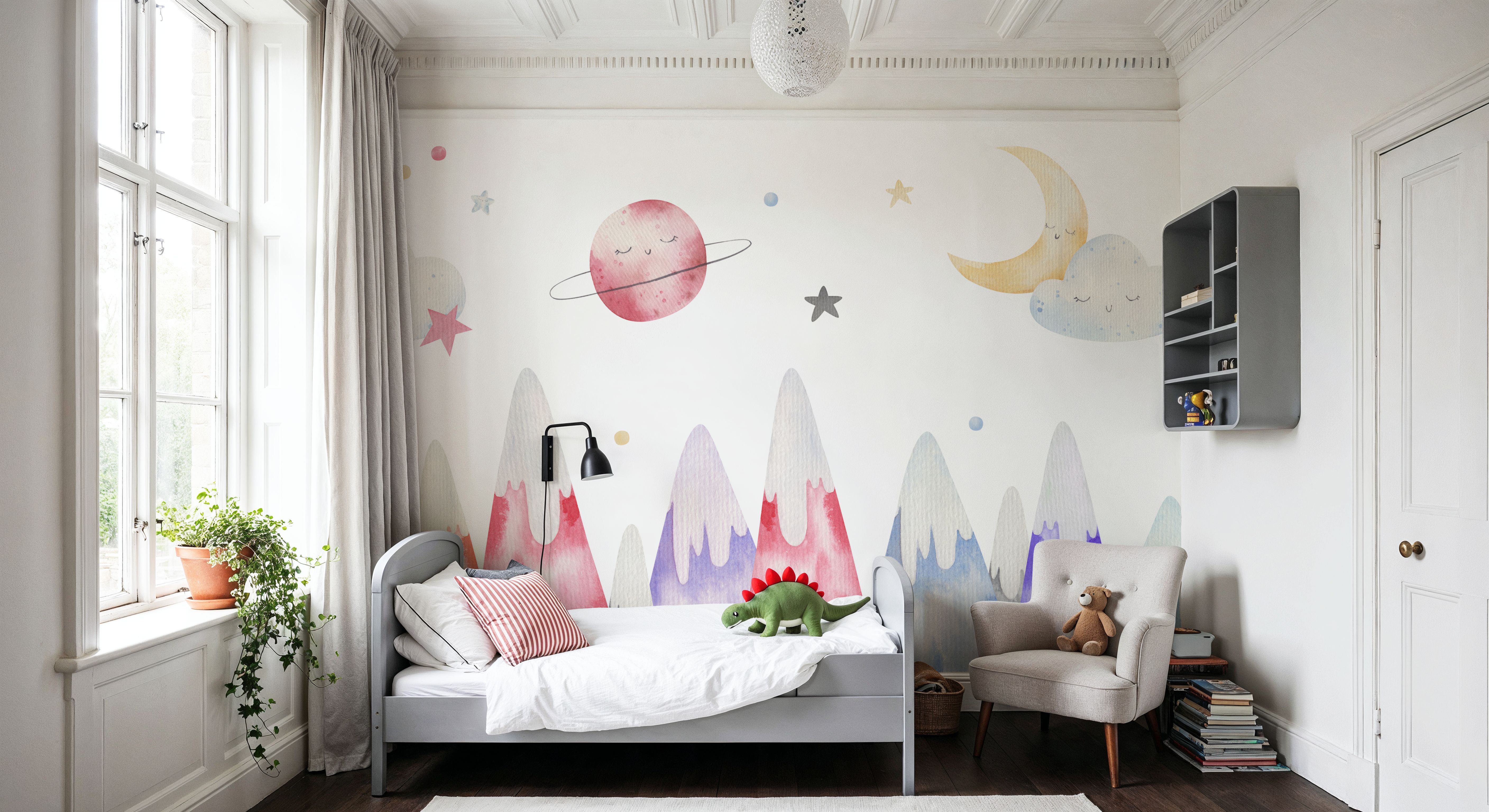 Lullaby Mountains, Papel pintado