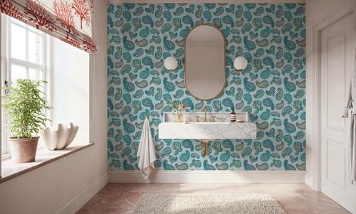 Emerald Paisley Light