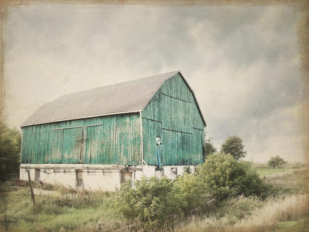 Late Summer Barn I Crop Vintage