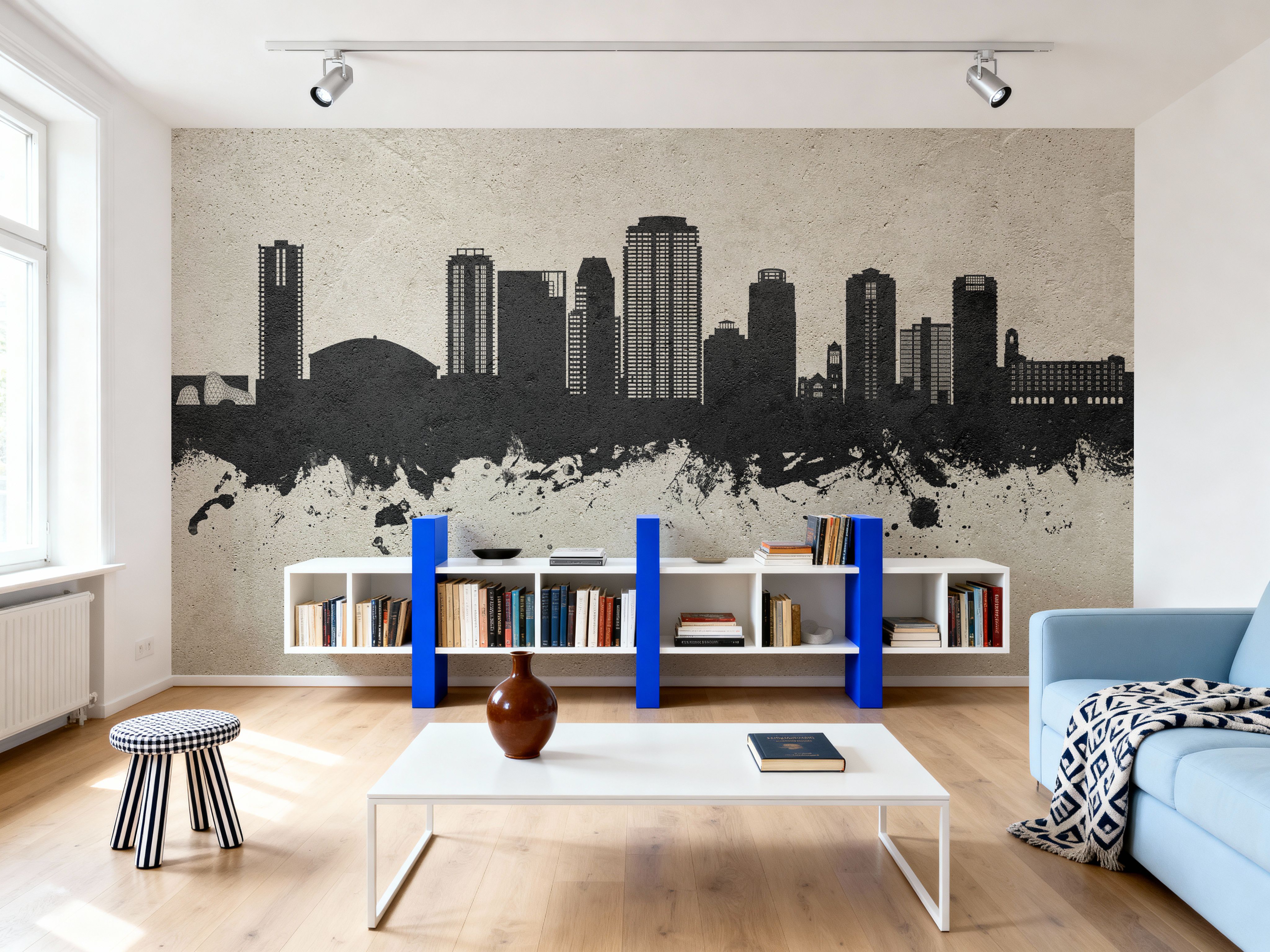 St Petersburg Florida Skyline Concrete