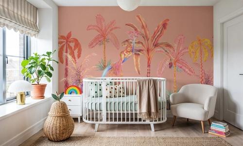 Colorful Jungle, Peach