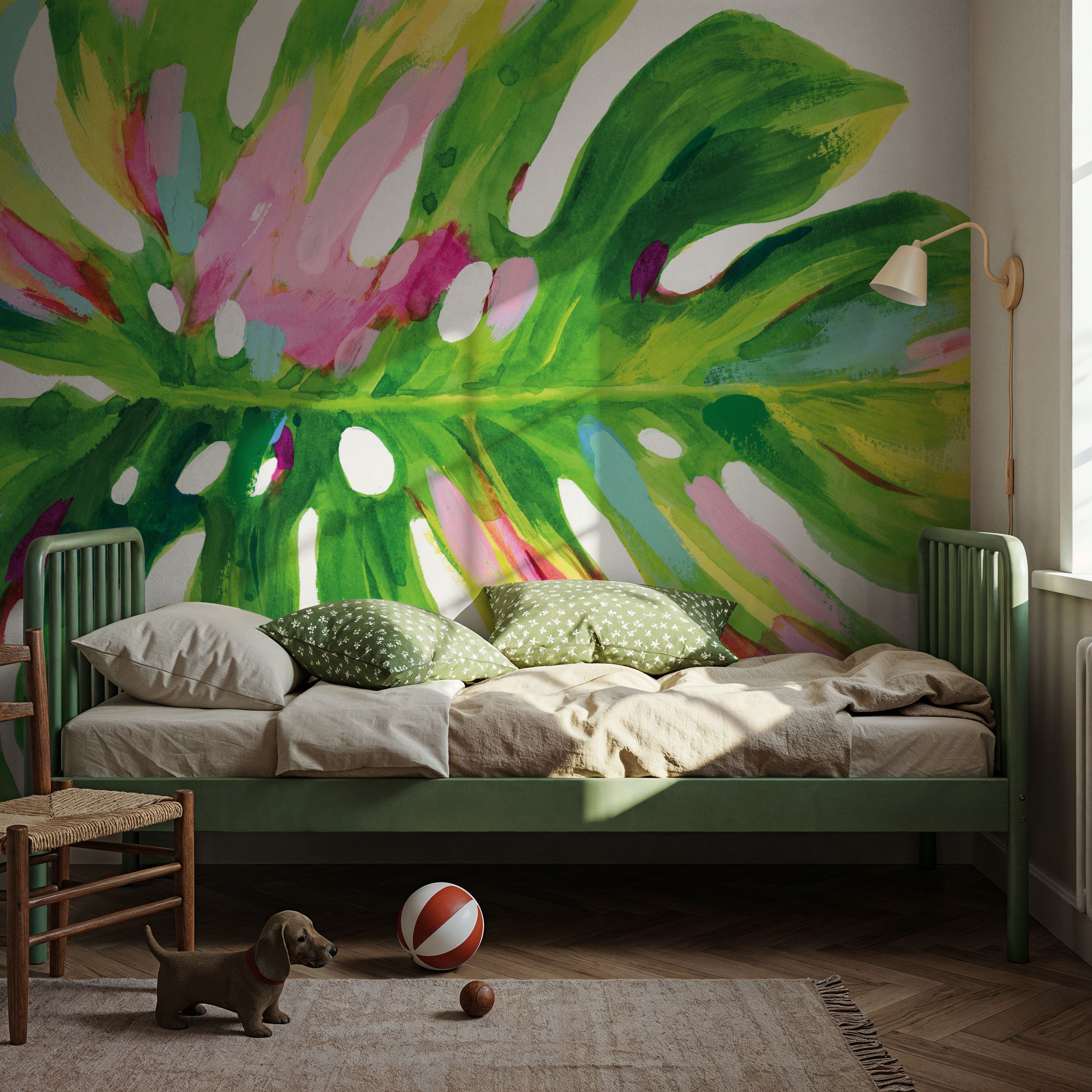 Colorful Tropical Leaf I