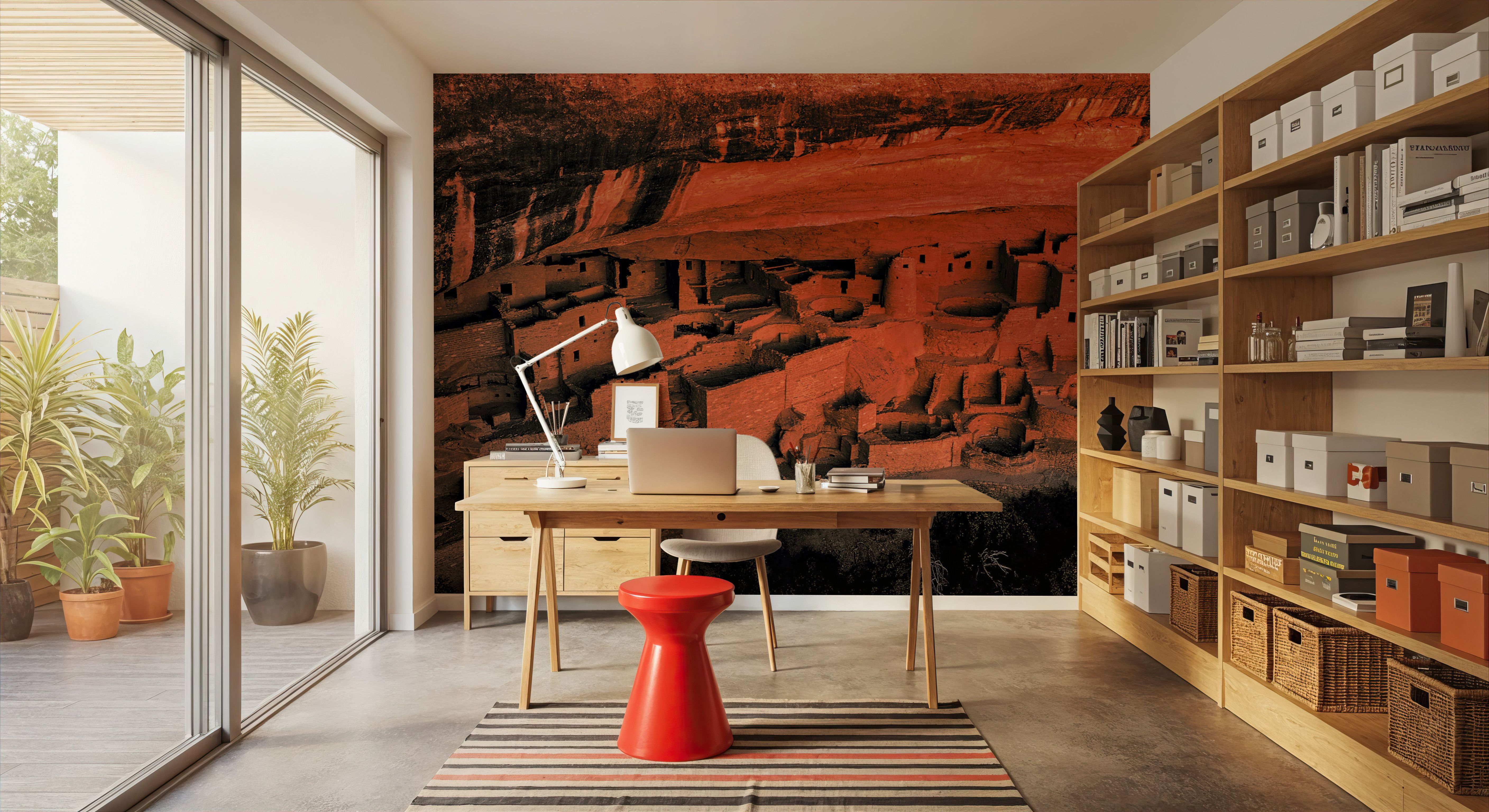 Ancient Mesa Dwelling Red