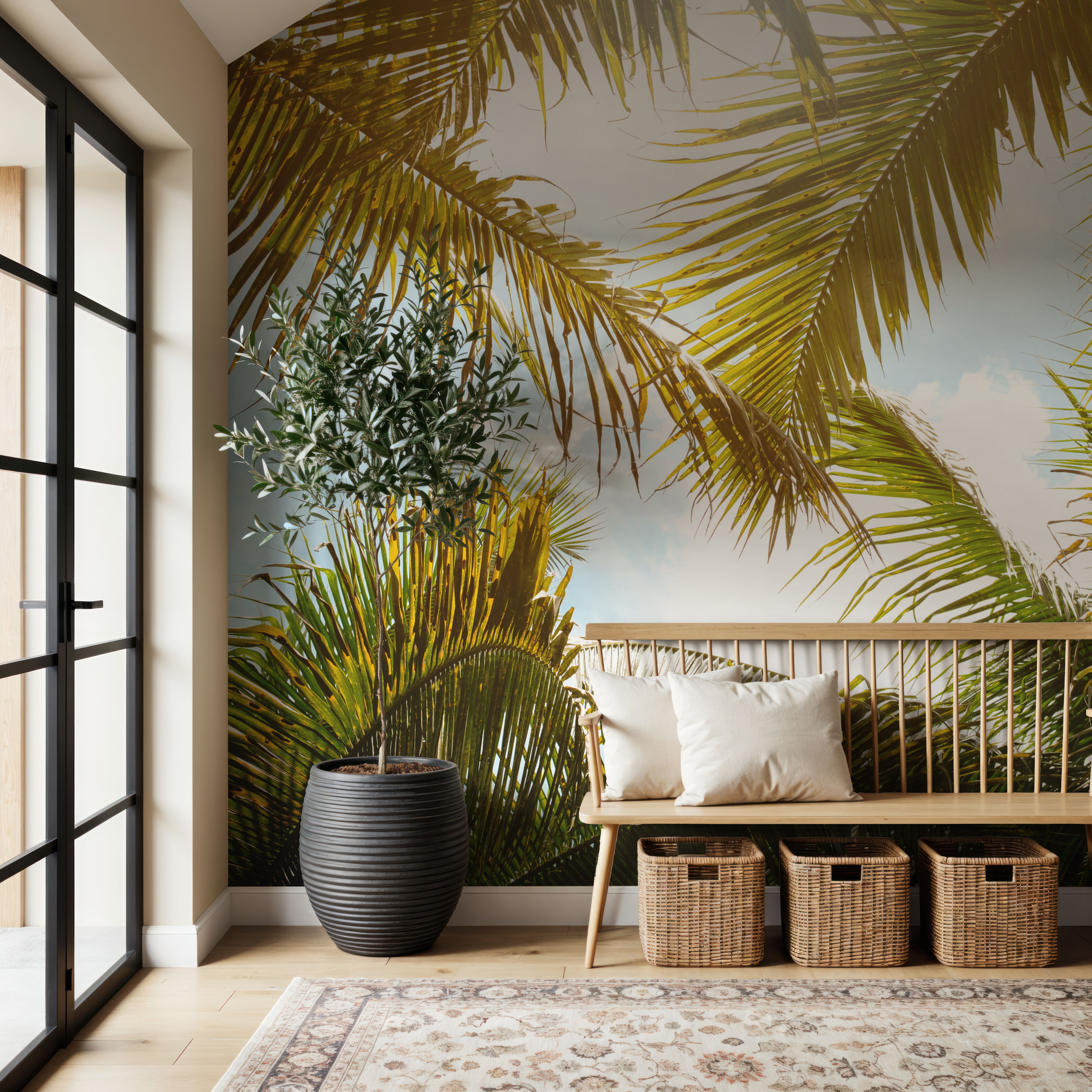 Looking Through Palm Leaves