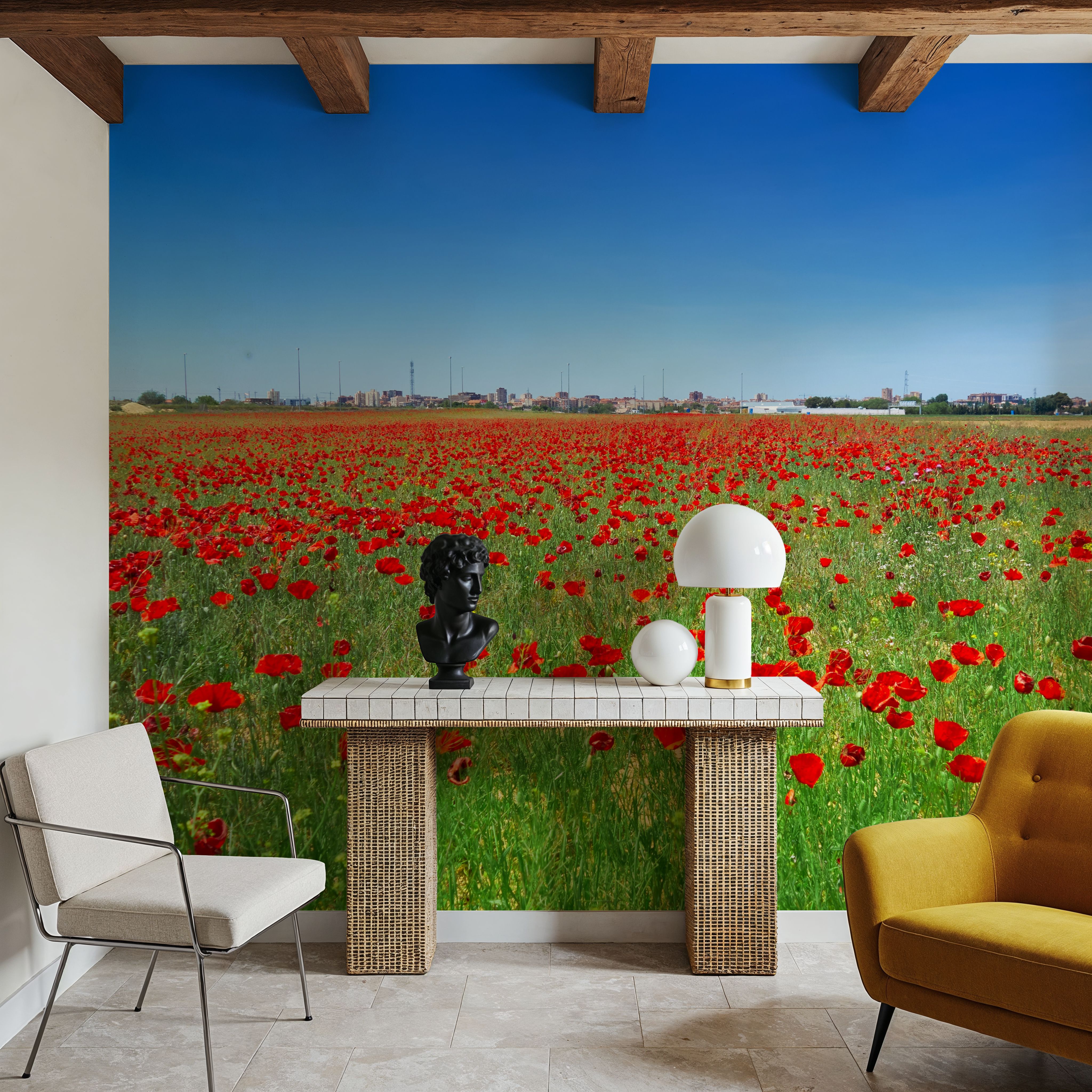 Crimson Poppy Field