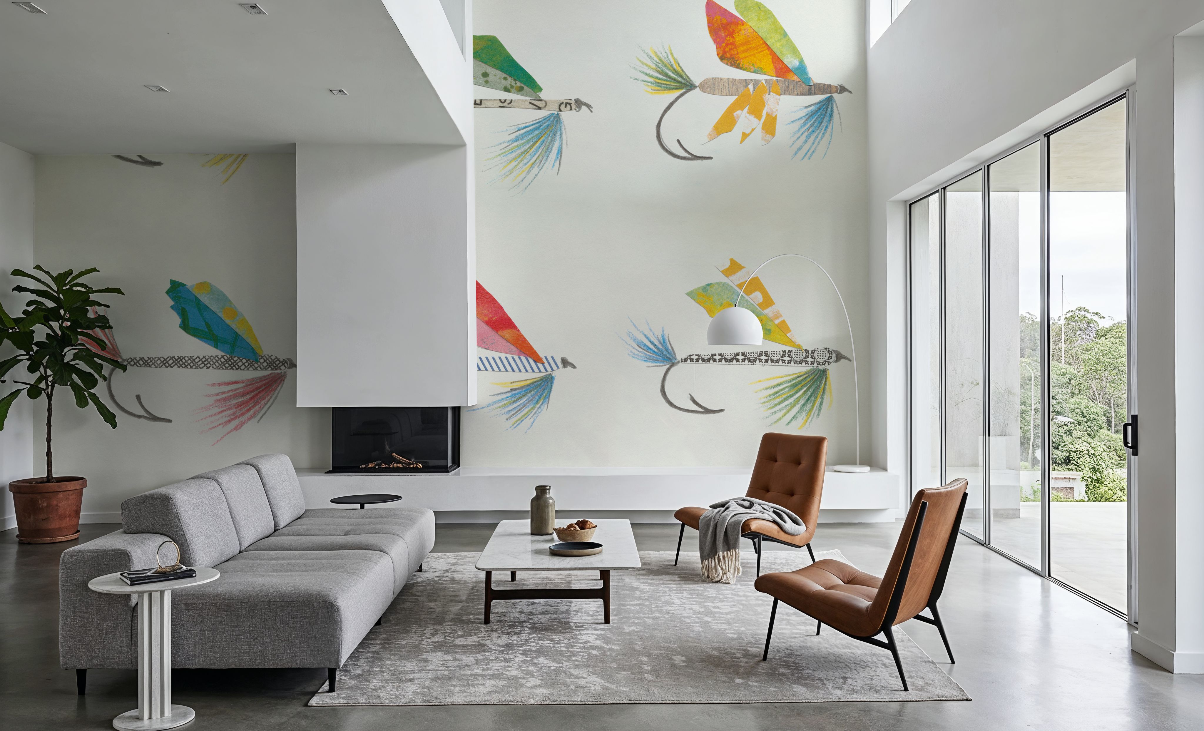 Angling Age, Wallpaper