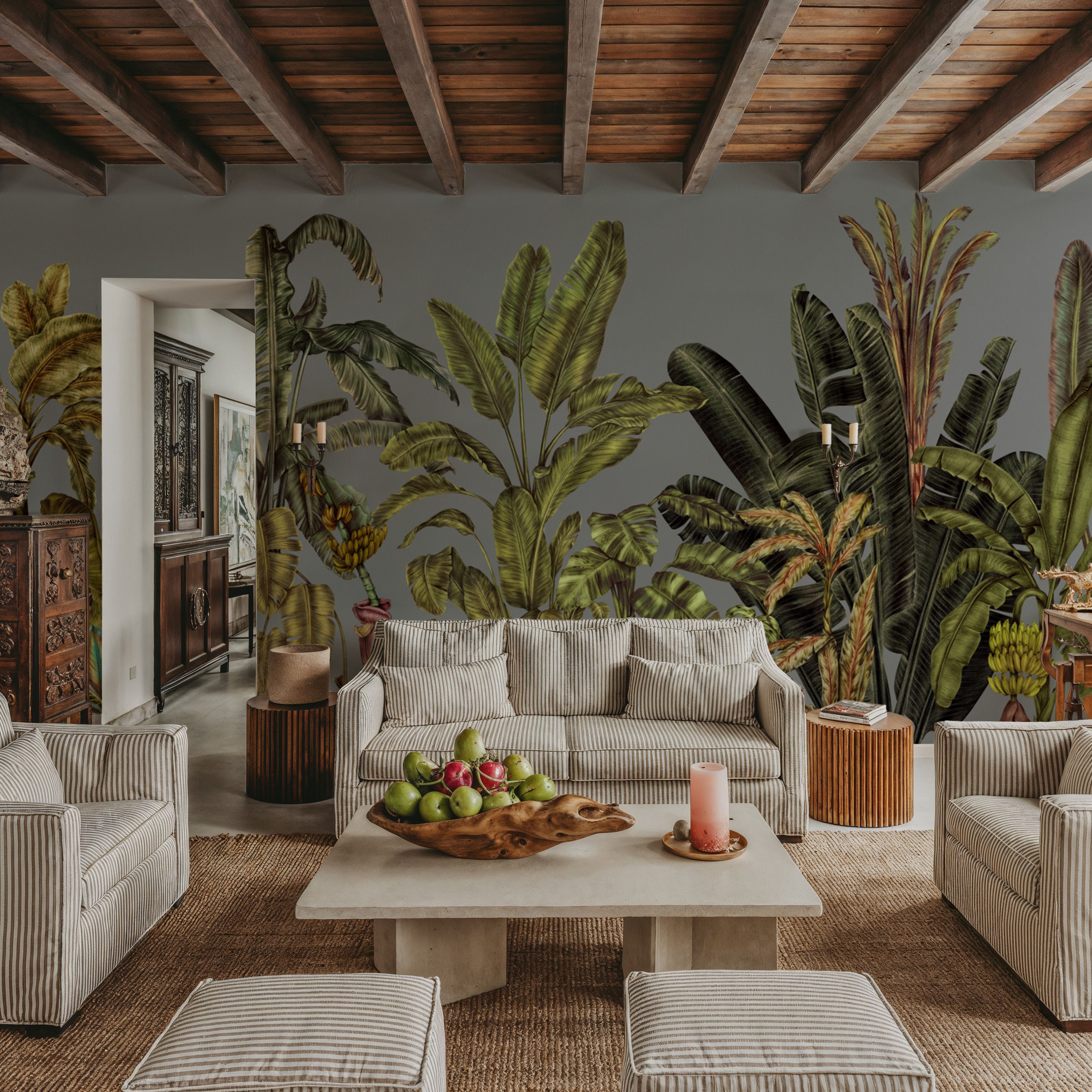 Madagascar Foliage, Blue