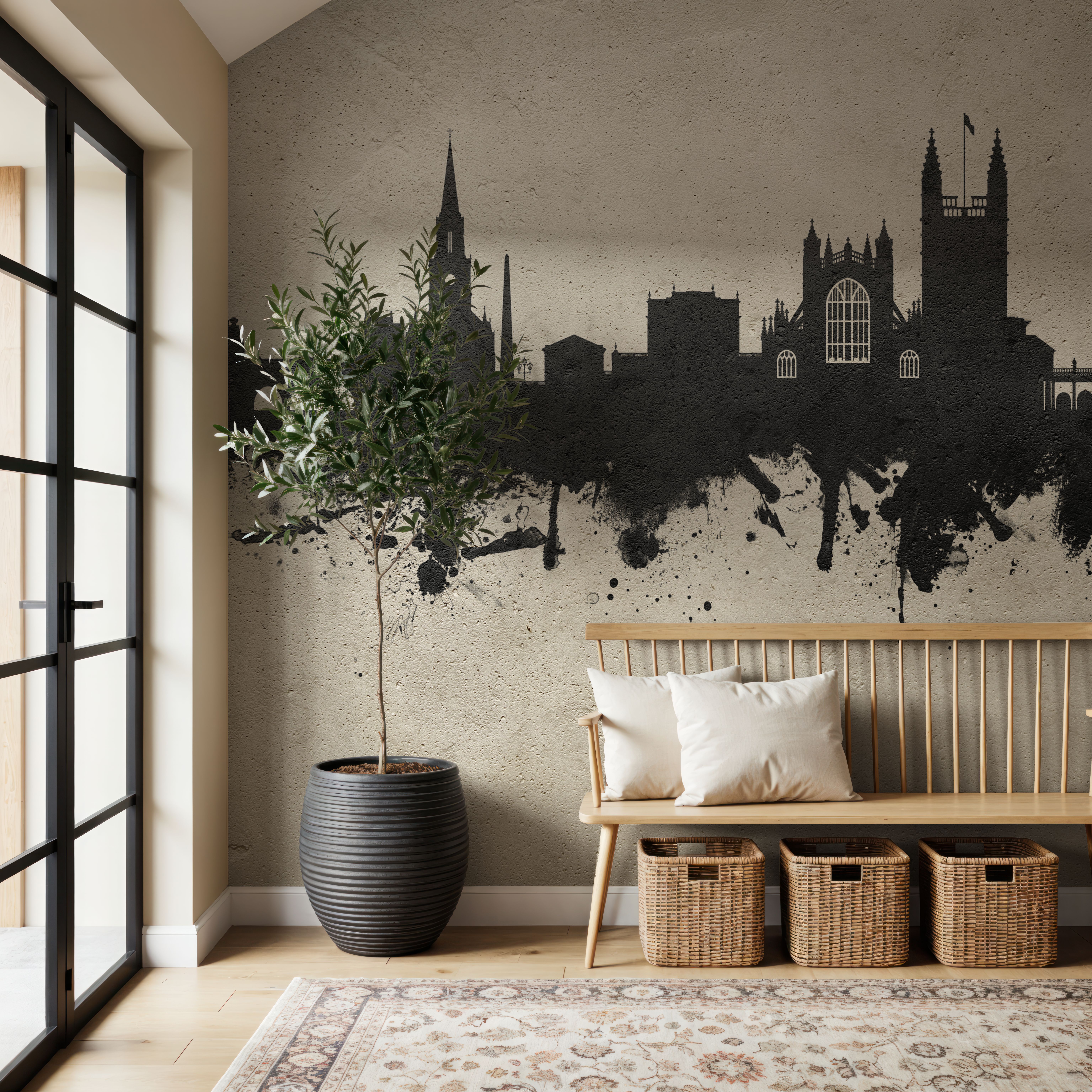 Bath England Skyline Concrete