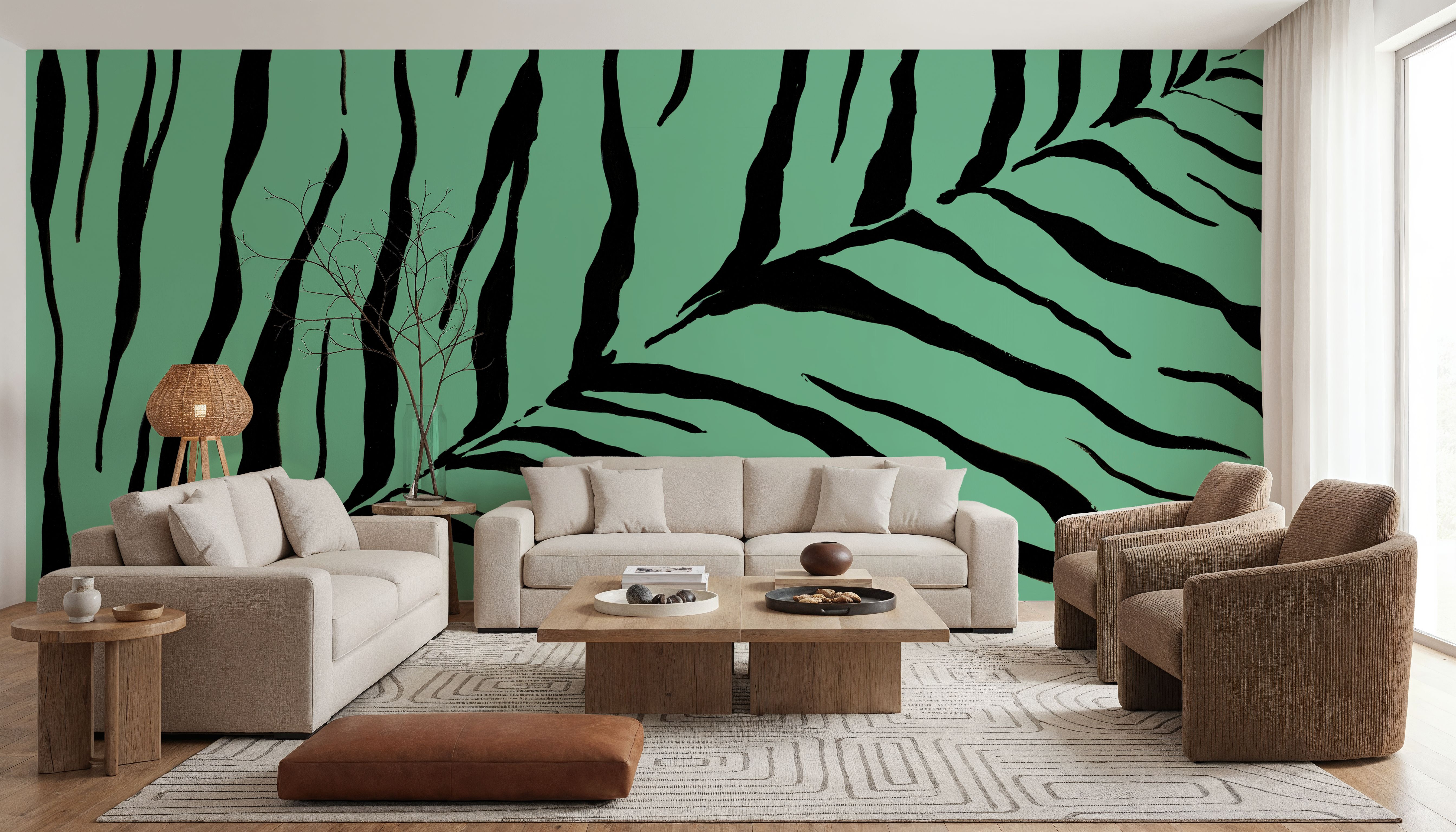 Animal Print III Green
