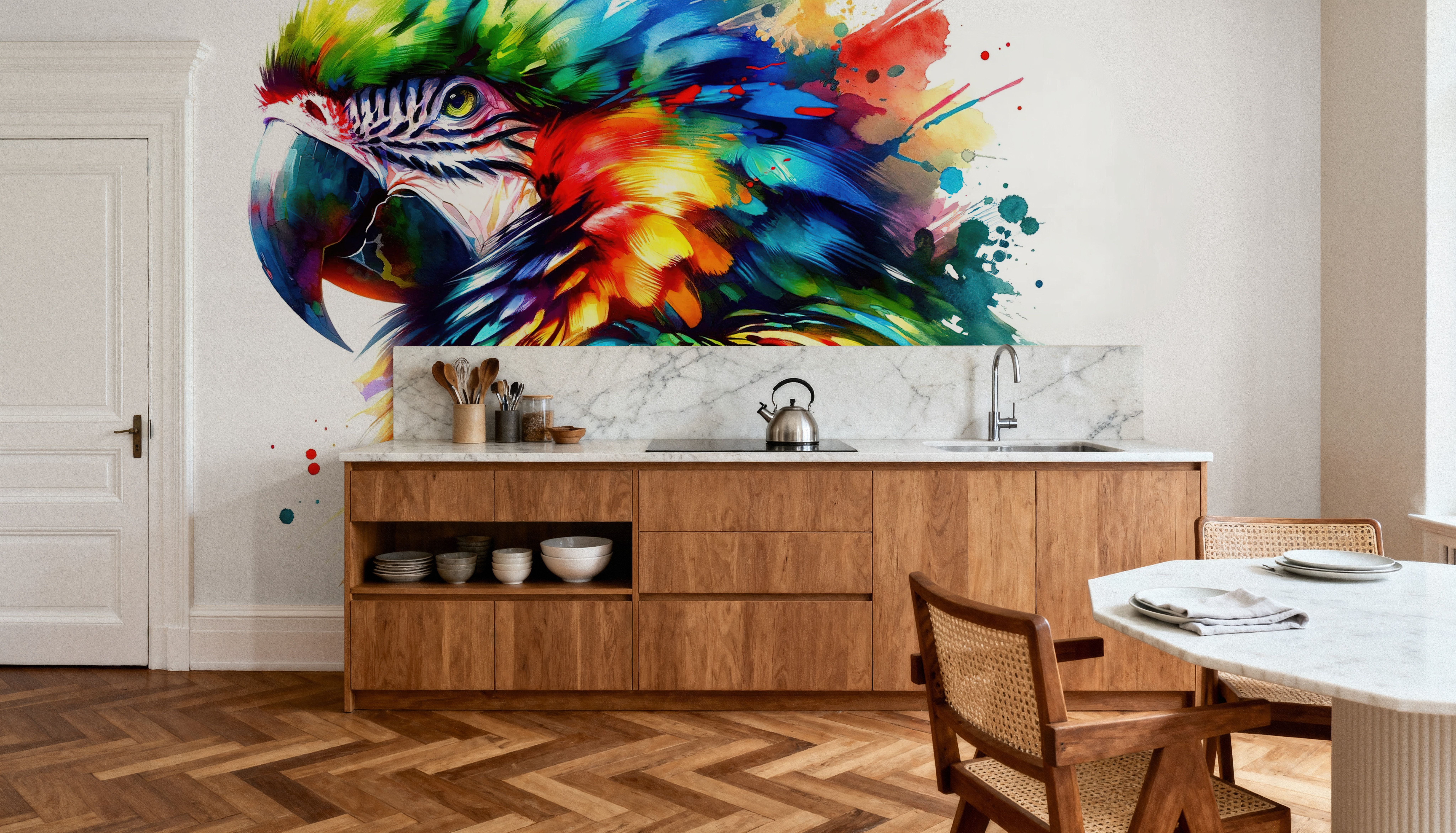Vibrant Parrot's Tropical Essence